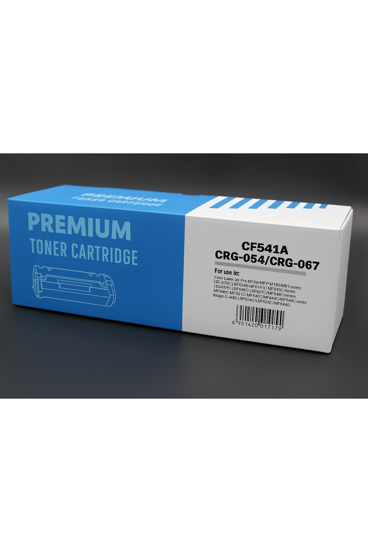 mutes HP CF541A & Canon CRG054 & CRG067 Mavi Muadil Toner 1,3K