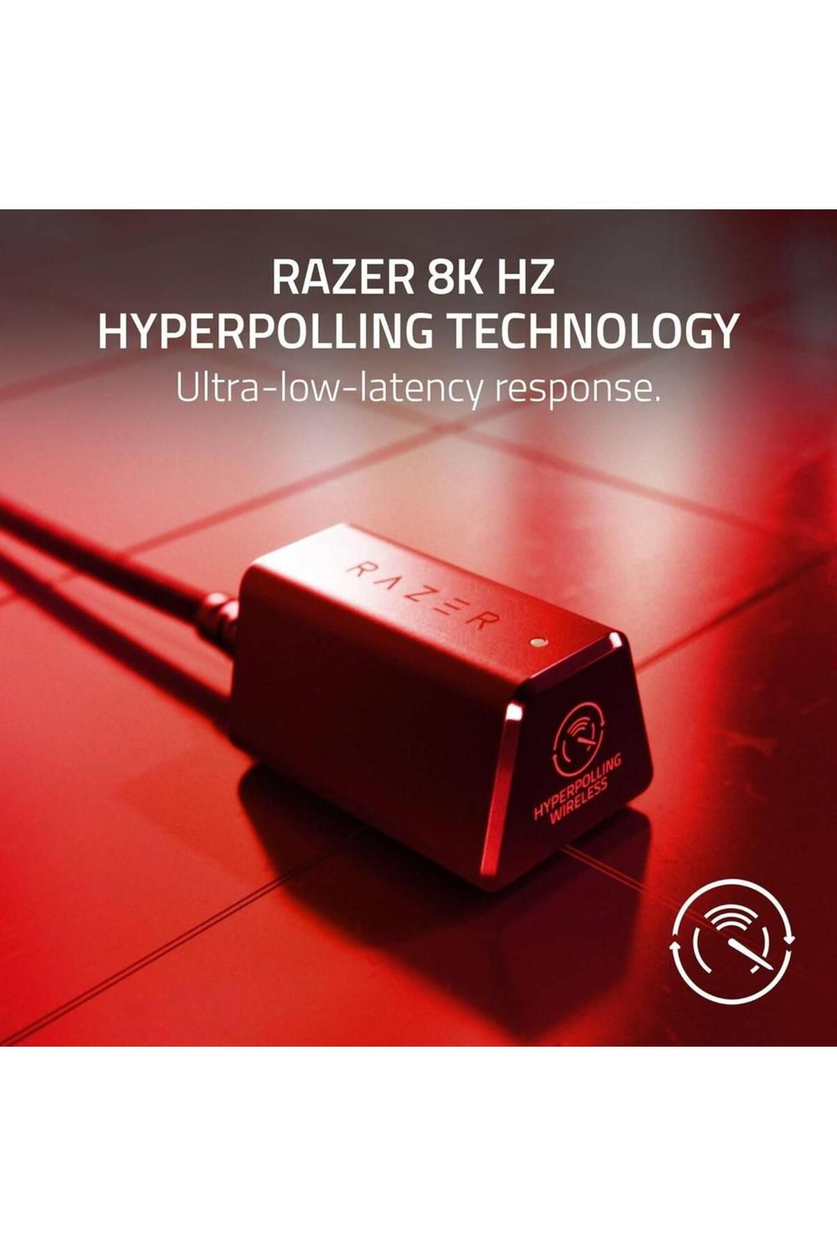 RAZER-Mouse Gaming Wireless Razer Viper V3 Pro Faker Edition, 35000 DPI, 6 butoane programabile (Rosu) 5