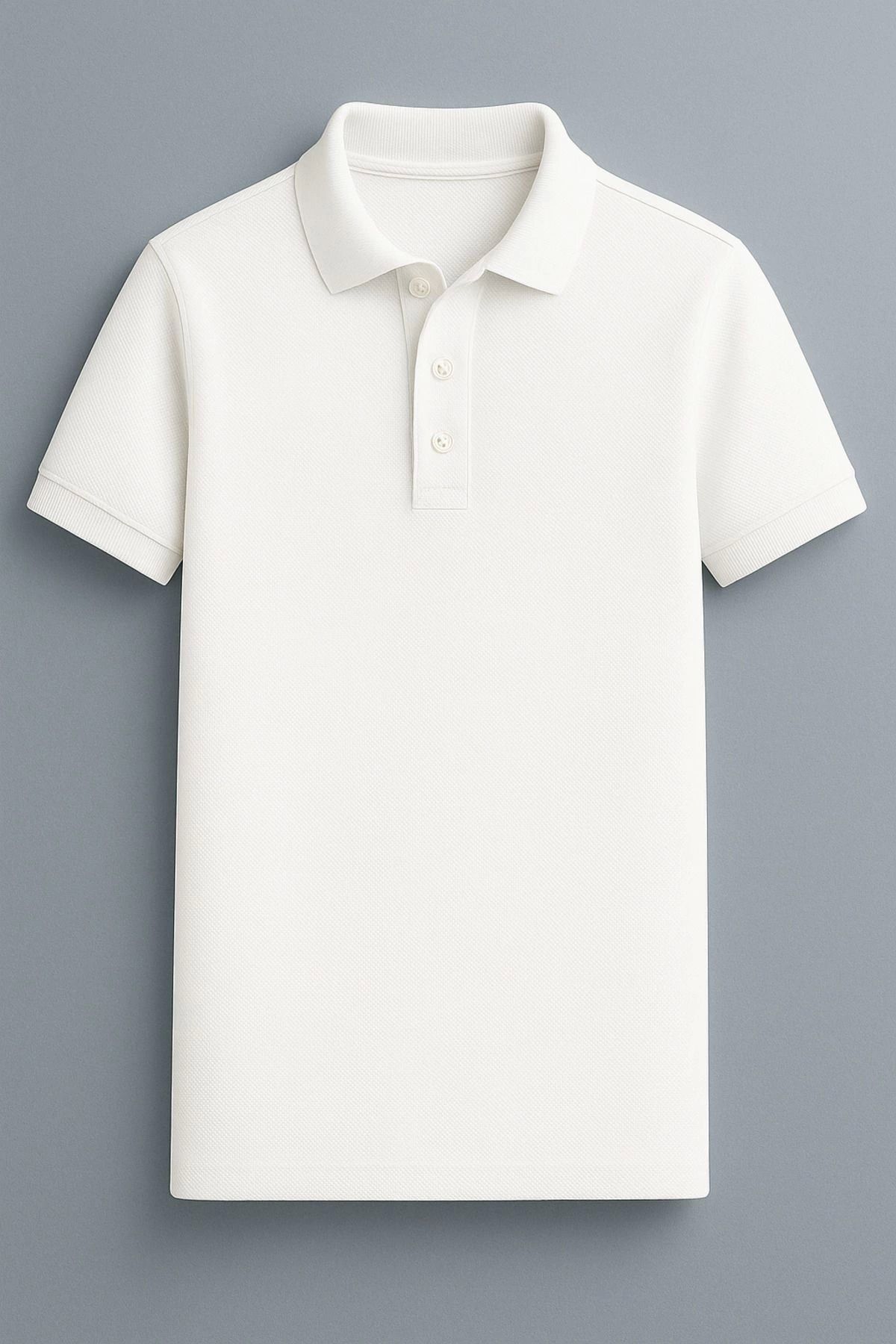 LC Waikiki Pamuklu Kıvrılmaz Yaka Erkek Polo Yaka T-Shirt