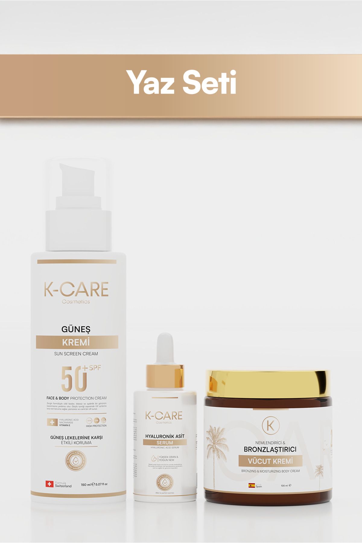 K K-CARE Cosmetics Yaz Bakım Seti