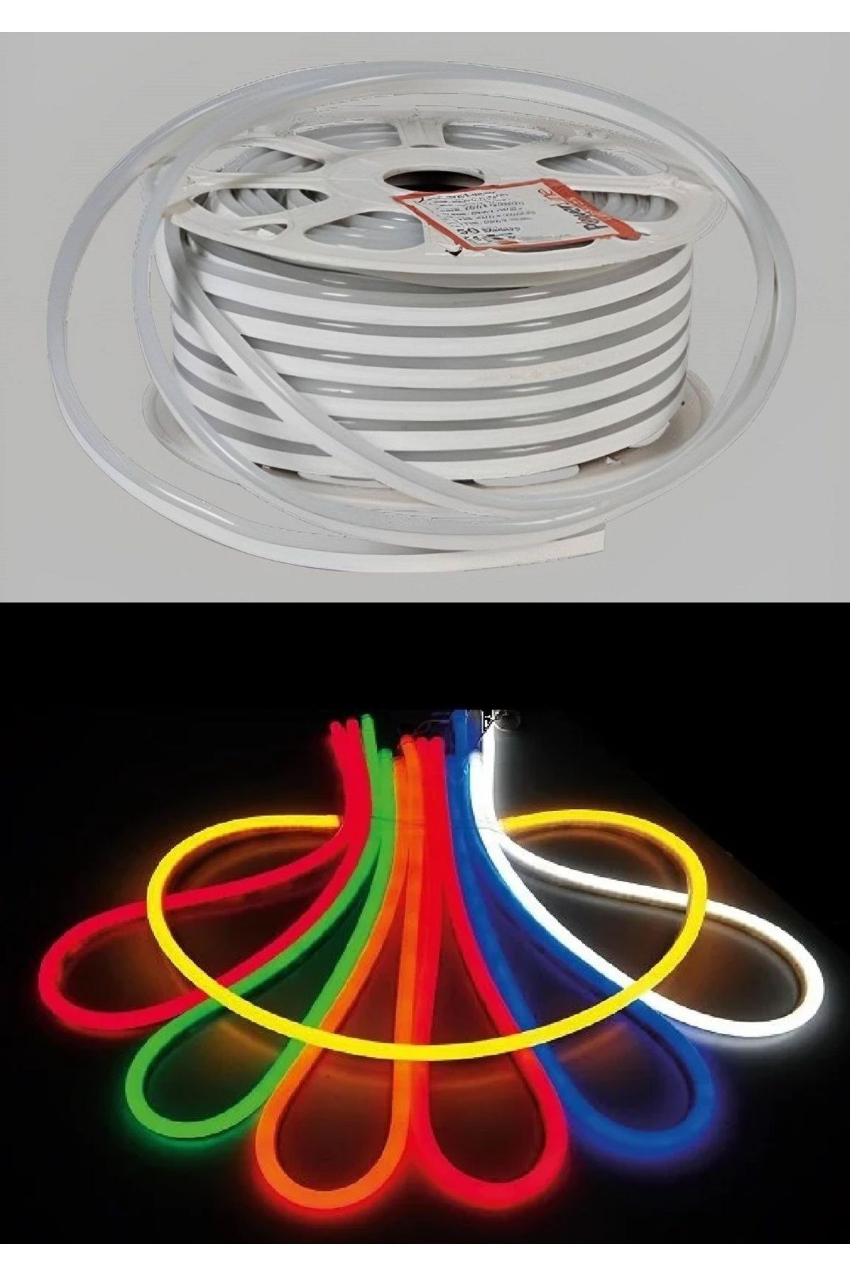 YCL 220V DIŞ MEKAN NEON ŞERİT LED RGB ( 14,4W/MT )