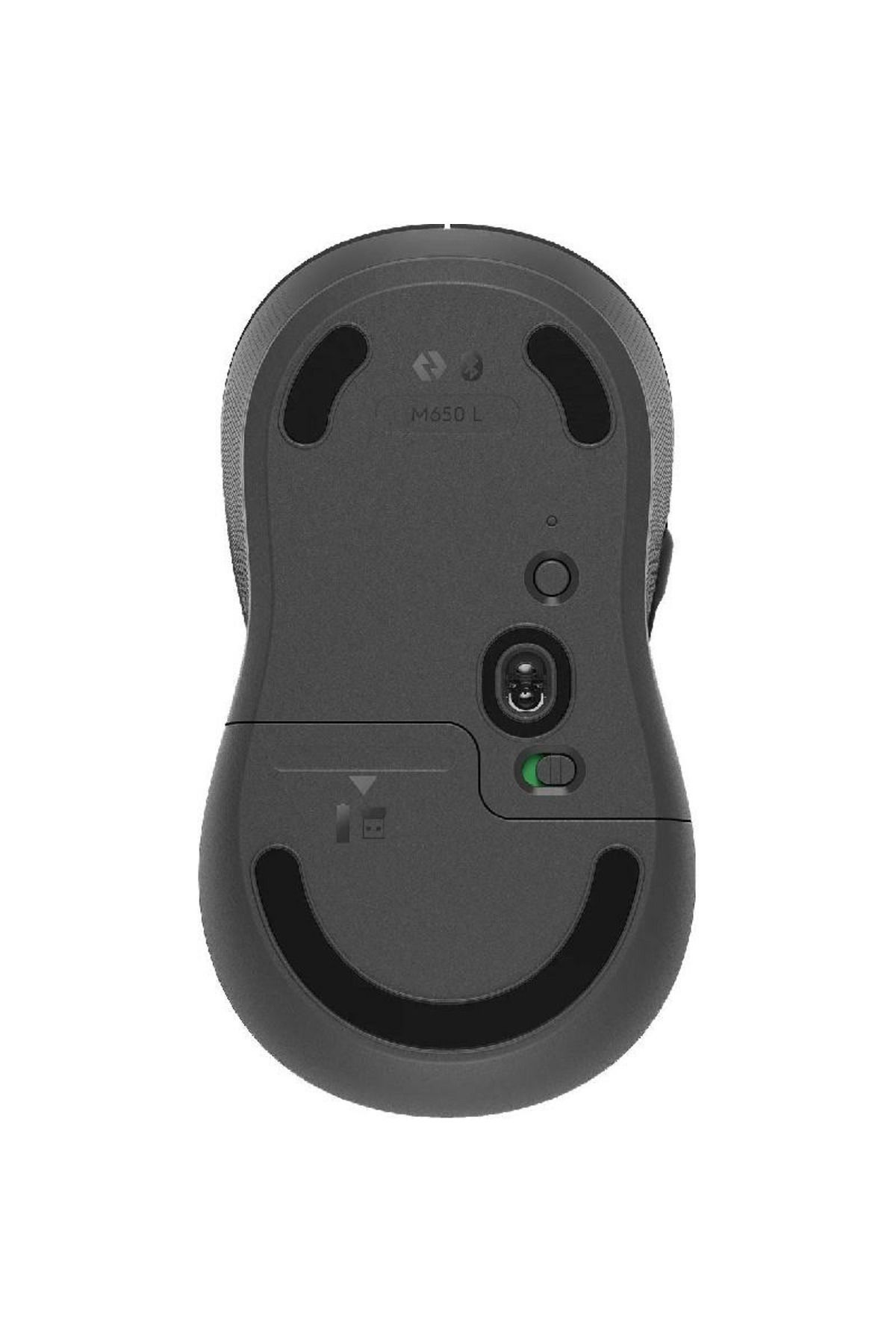 logitech-Signature M650 Mouse Optical up to 4000 dpi Bluetooth/Wireless (2.4 GHz RF)Graphite 2