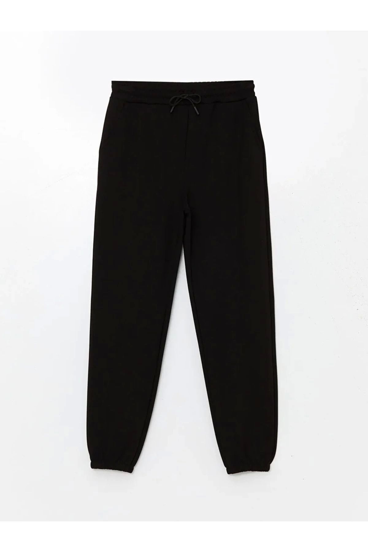 LC Waikiki LCWAIKIKI LCWAIKIKIIKIKI Basic Yeni Siyah Beli Lastikli Kadın Jogger Eşofman Altı