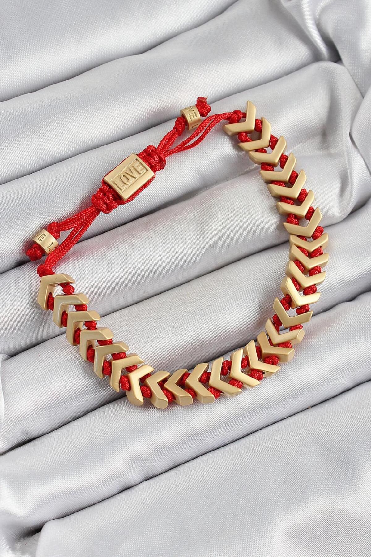 AfraBeauty 925 Ayar Paslanmaz Çelik Asansörlü Gold Renk Juju Kadın Bileklik