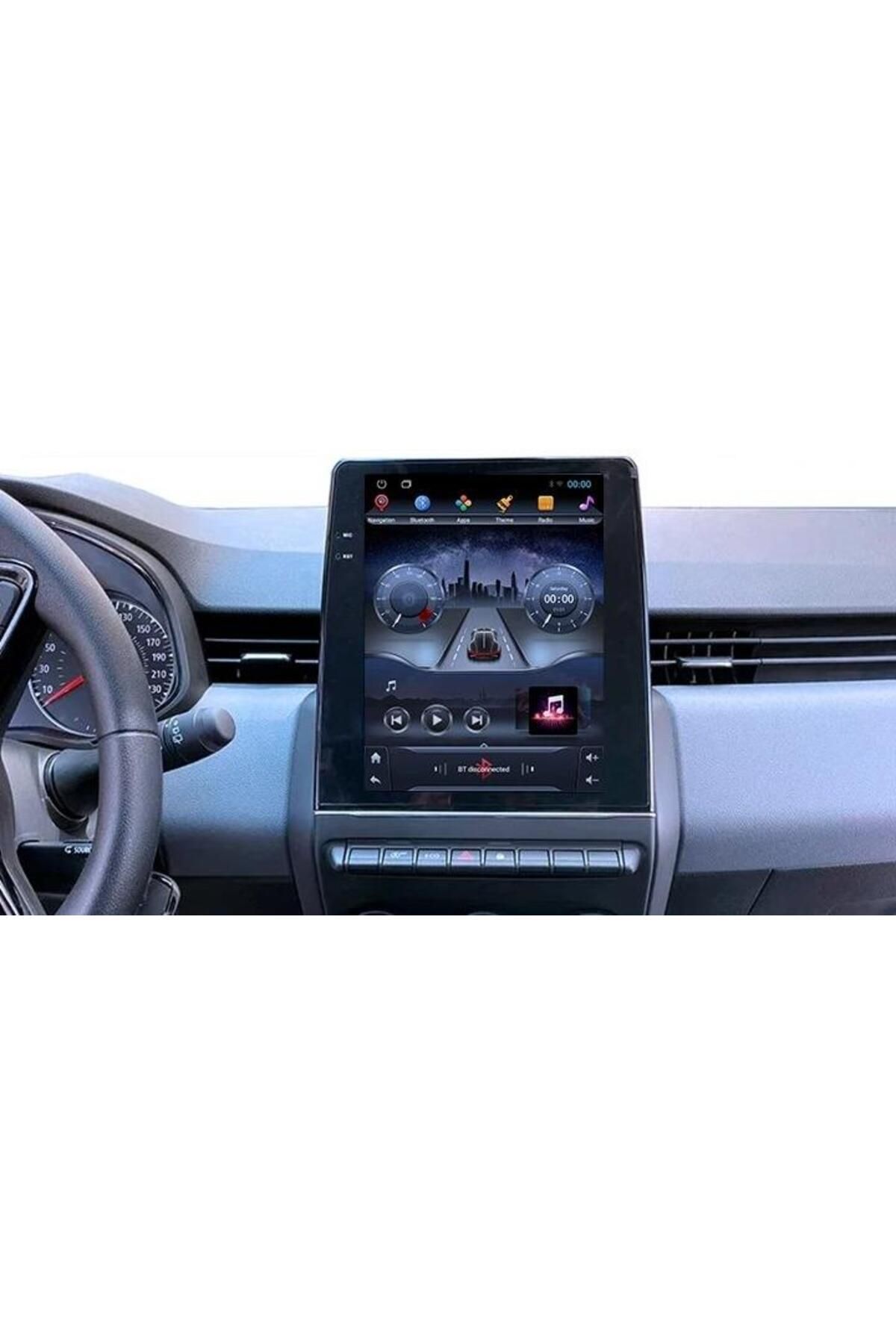 MYWAYY CLIO 5 TESLA 4GB RAM+ 32GB HDD ANDROID 12 CARPLAY VE ANDROID AUTO DESTEKLI MULTİMEDYA SİSTEMİ