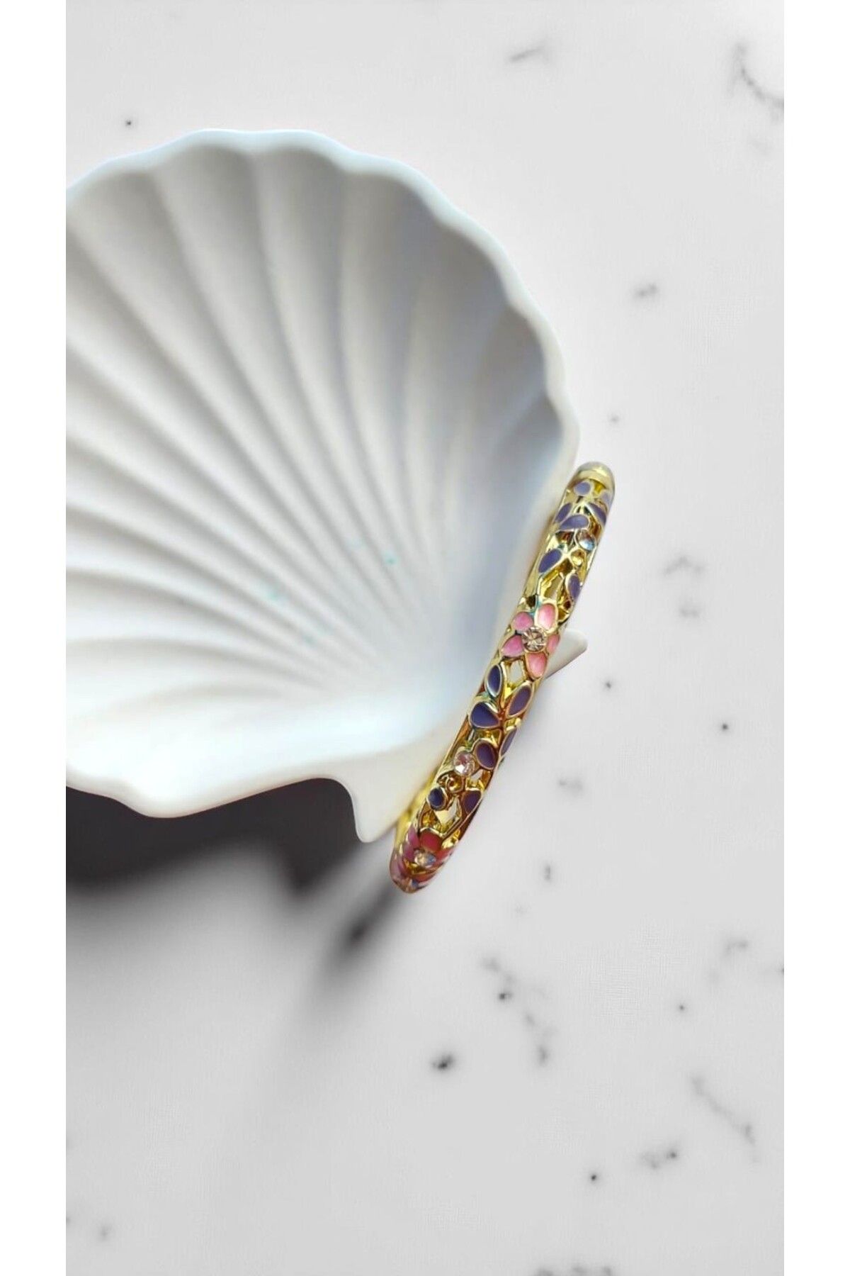 NOVA JEWELLERY Özel Seri Mineli Çelik Kelepçe