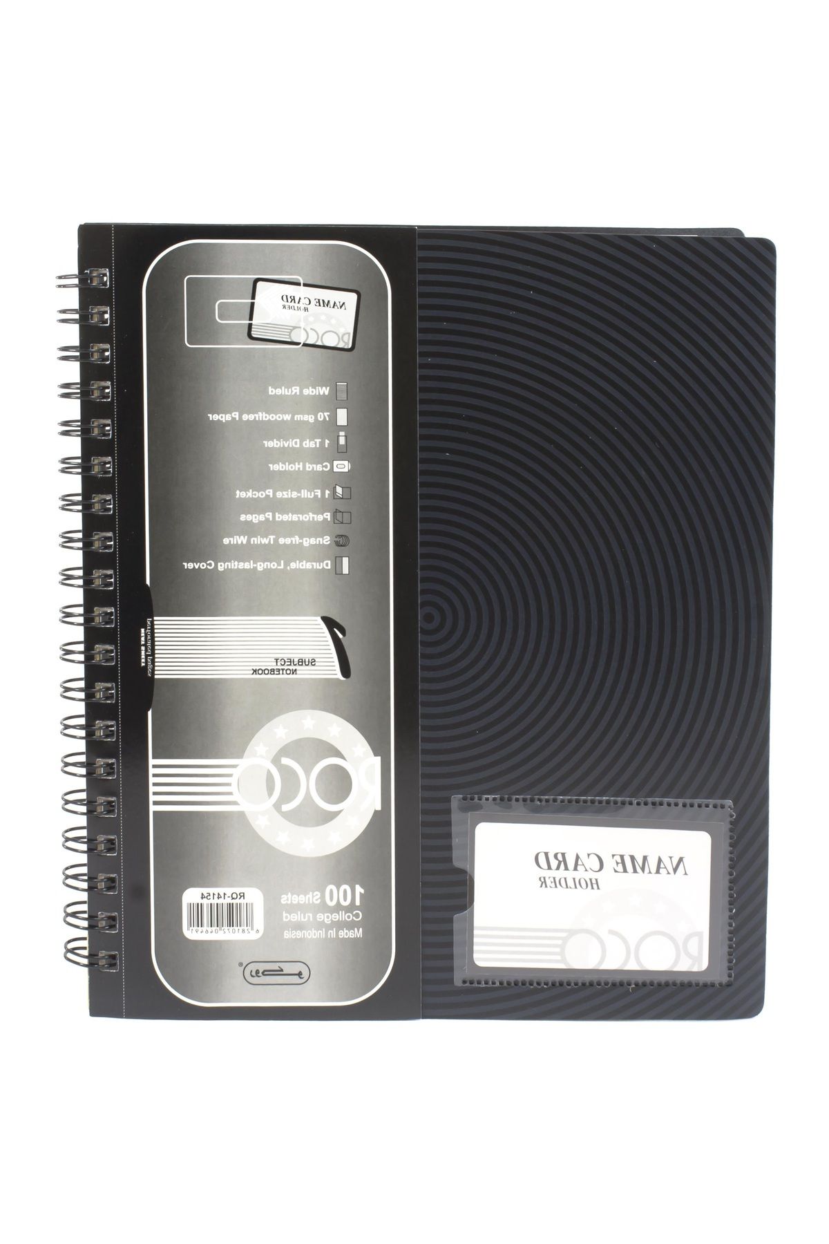 Roco-University Notebook – 22.5 x 26.5 cm, 1 Subject, 200 Pages, Single Ruled for Academic Use 2