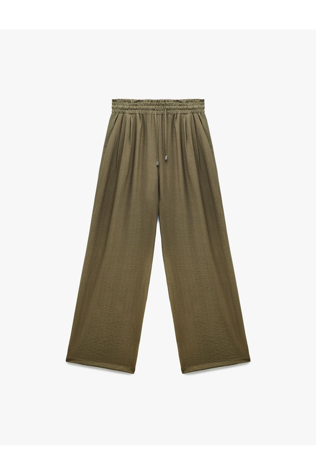 Koton Yeni Sezon Regular Fit Viskon Geniş Paça Palazzo Pantolon