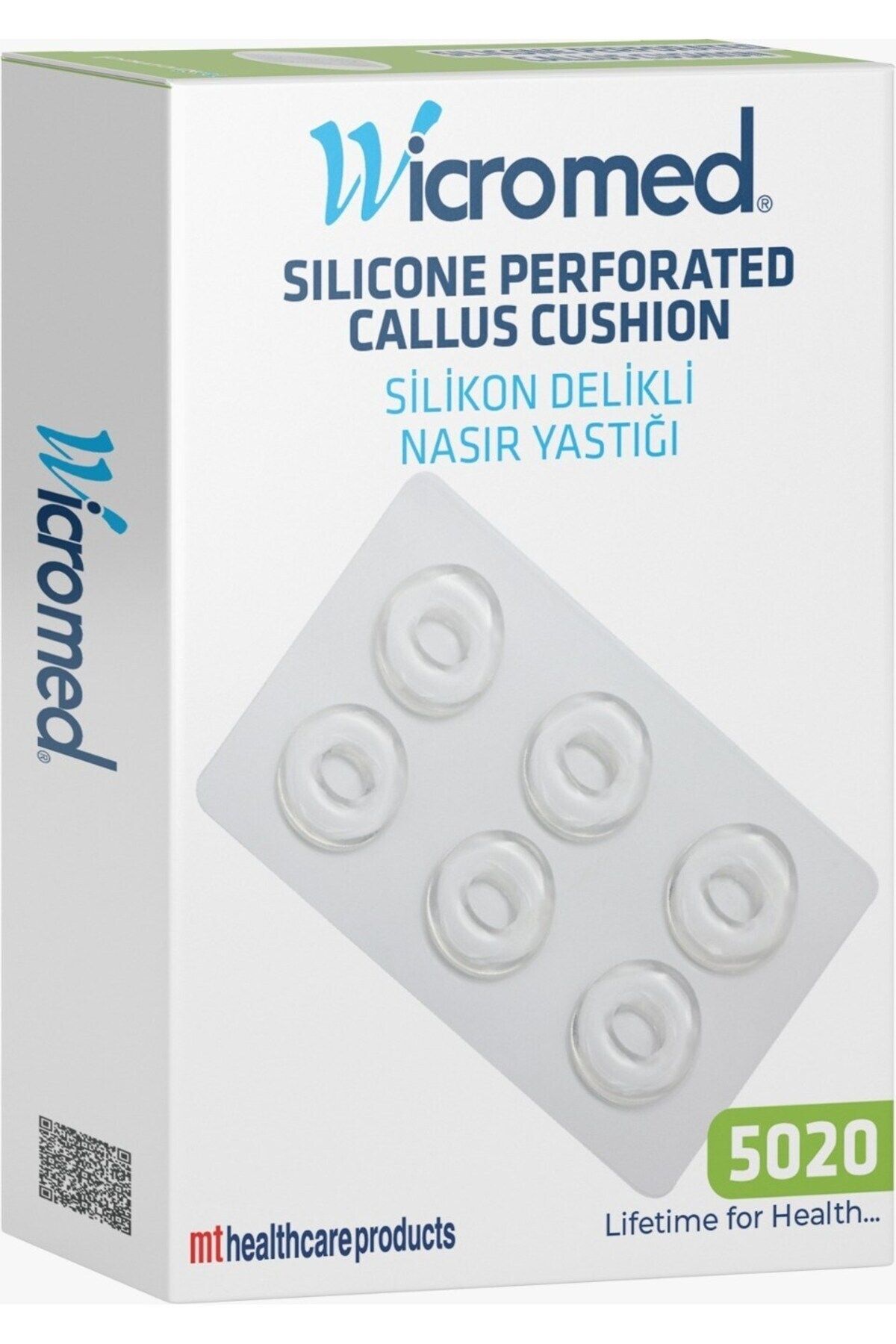 AboutThePerfect Delikli Silikon Yastık Seti, 6'lı Paket, Rahat ve Esnek Destek