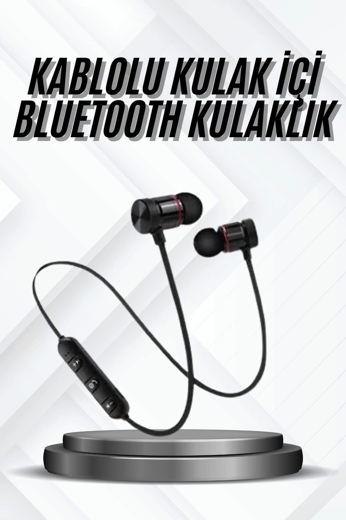 Modafiks Bluetooth Bağlantılı Kablolu Mıknatıslı Sport Kulaklık