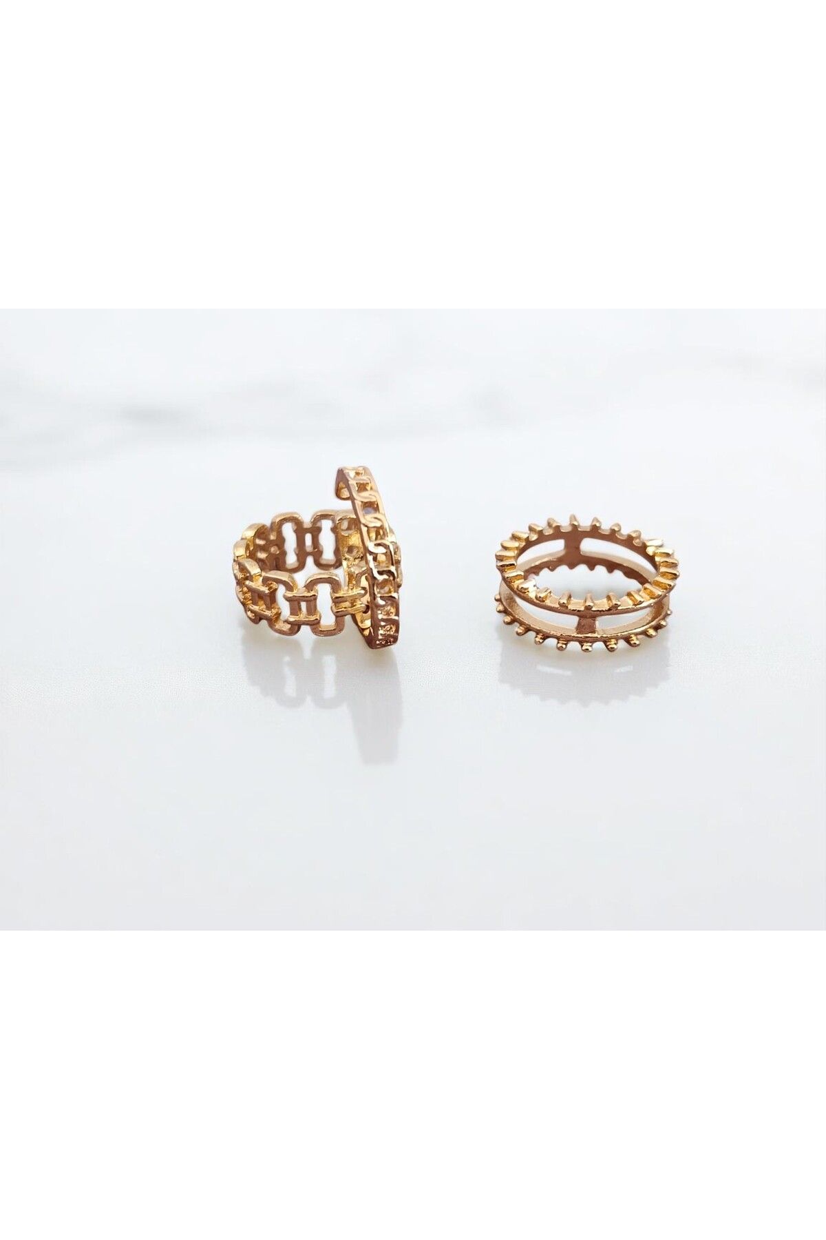 MODA Gold 3 lü Yüzük Seti (6,7,8 bd.)