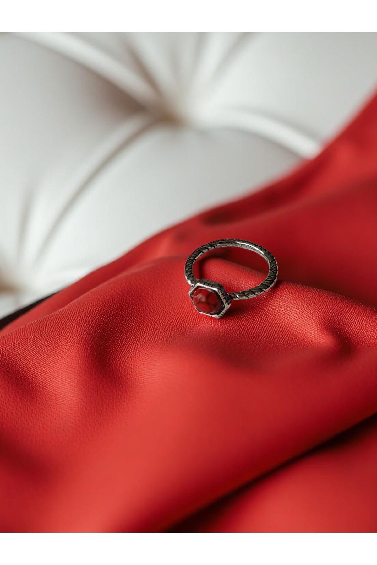 MODA Gümüş Retro Bijuteri Yüzük