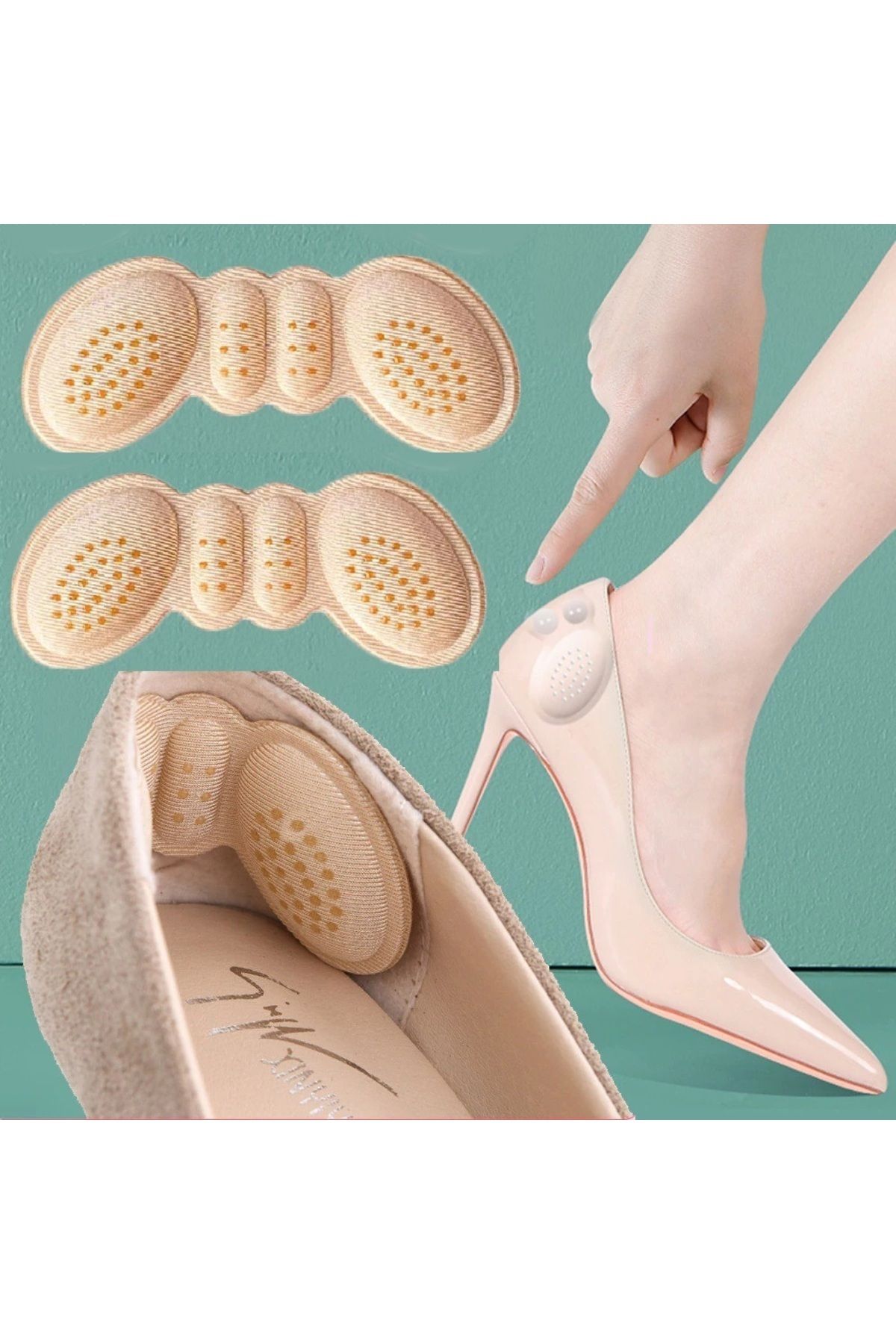 AboutThePerfect Büyük Boy Foam Ayakkabı Vurma ve Daraltma Pedi, Rahat ve Konforlu Kullanım
