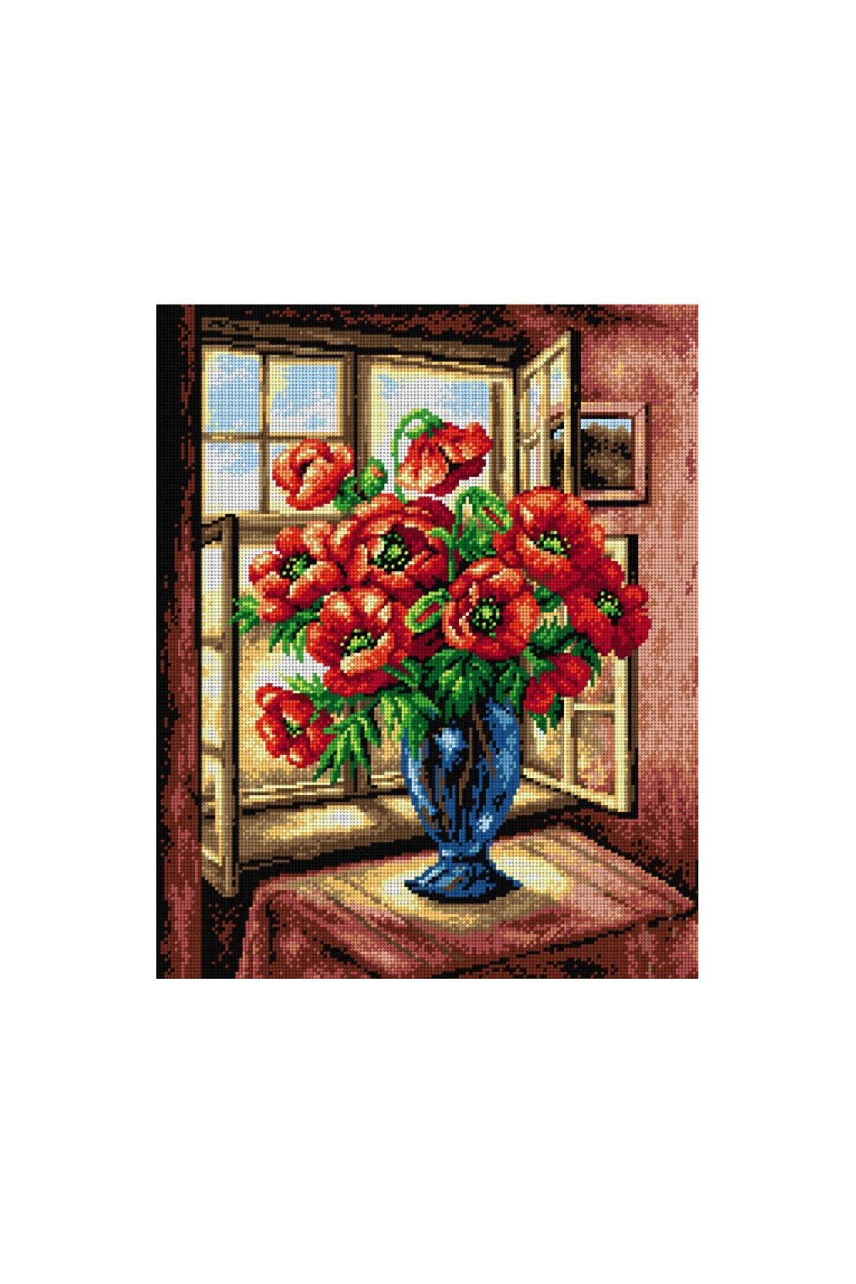 Orchidea Baskılı Goblen Menekşeler 2134 40*50 cm