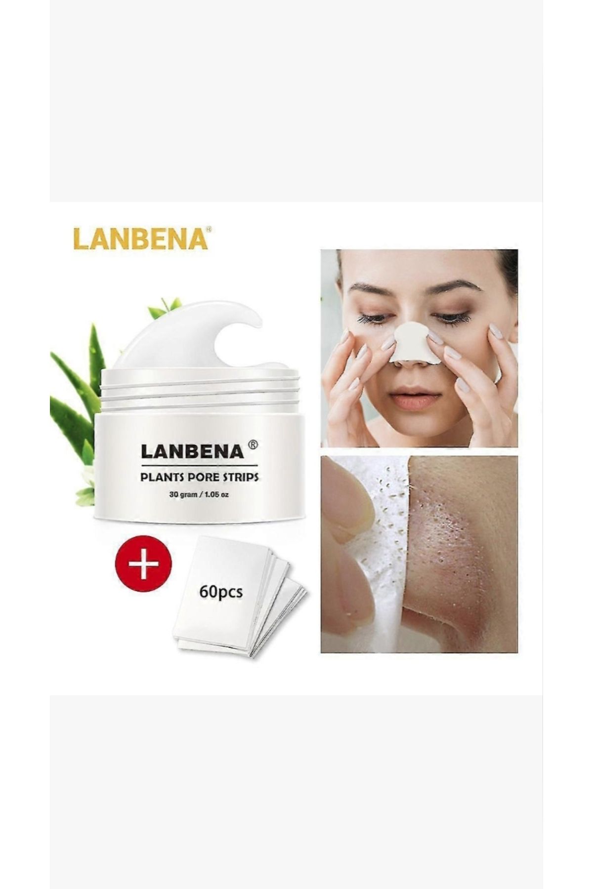 SMP lanbena siyah nokta maskesi 30 Gr yanında 60 adet kağıt