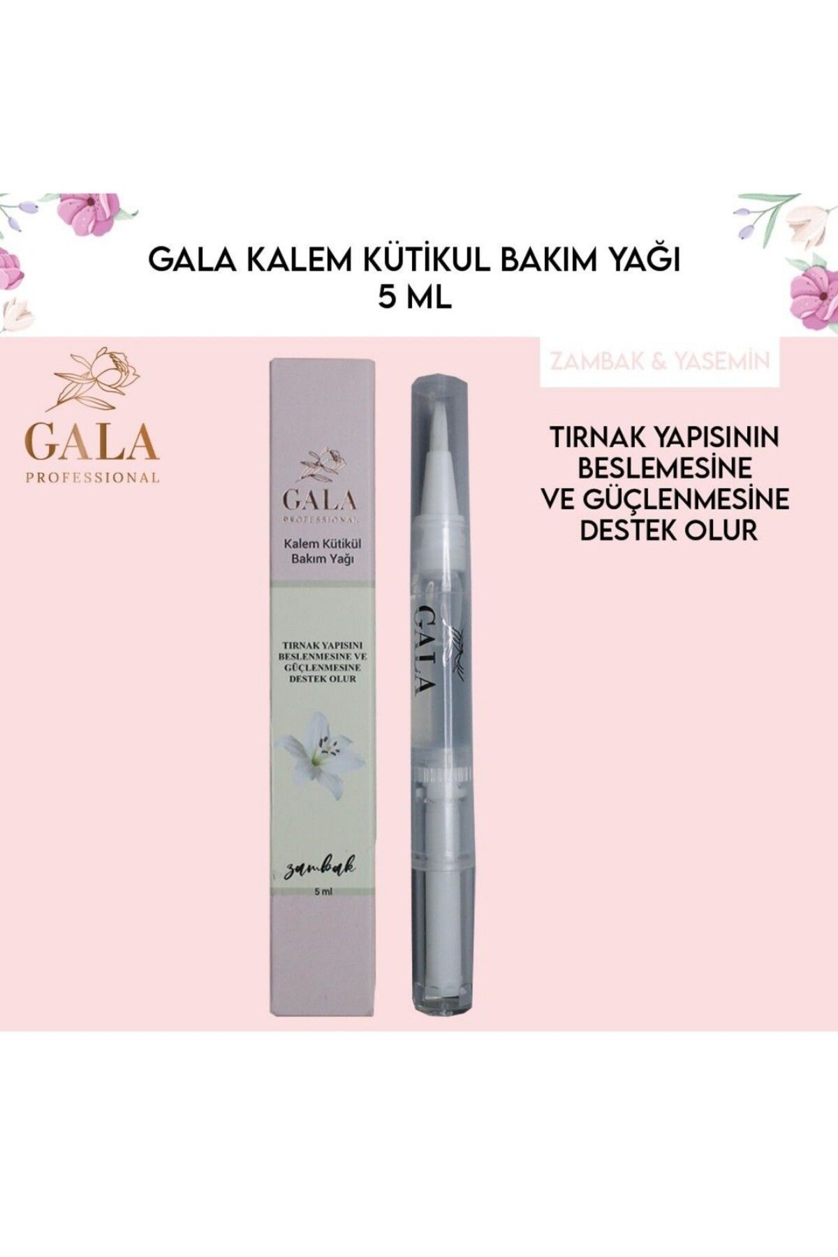 gala smart KÜTİKÜL BAKIM YAĞI KALEM FORMUNDA