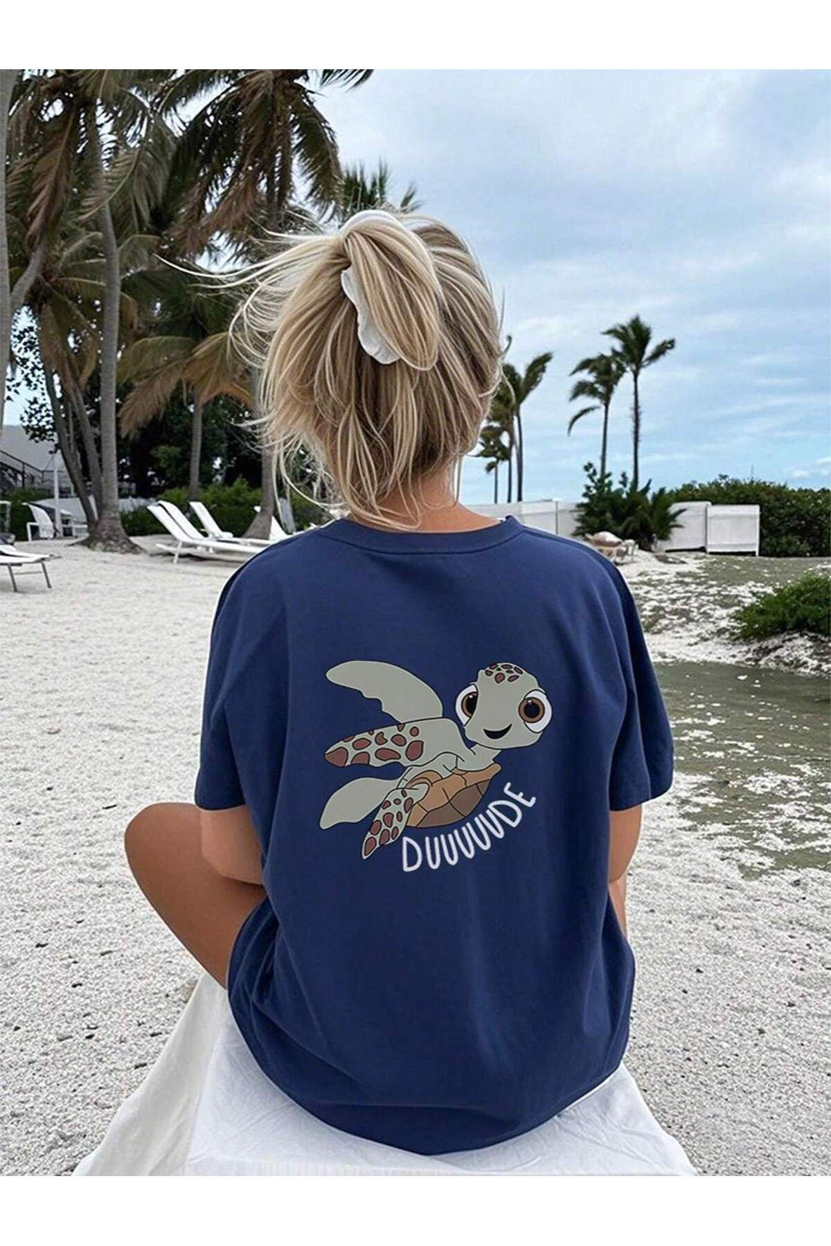 MODANİCA Çocuk Tişört Caretta Caretta Baskılı