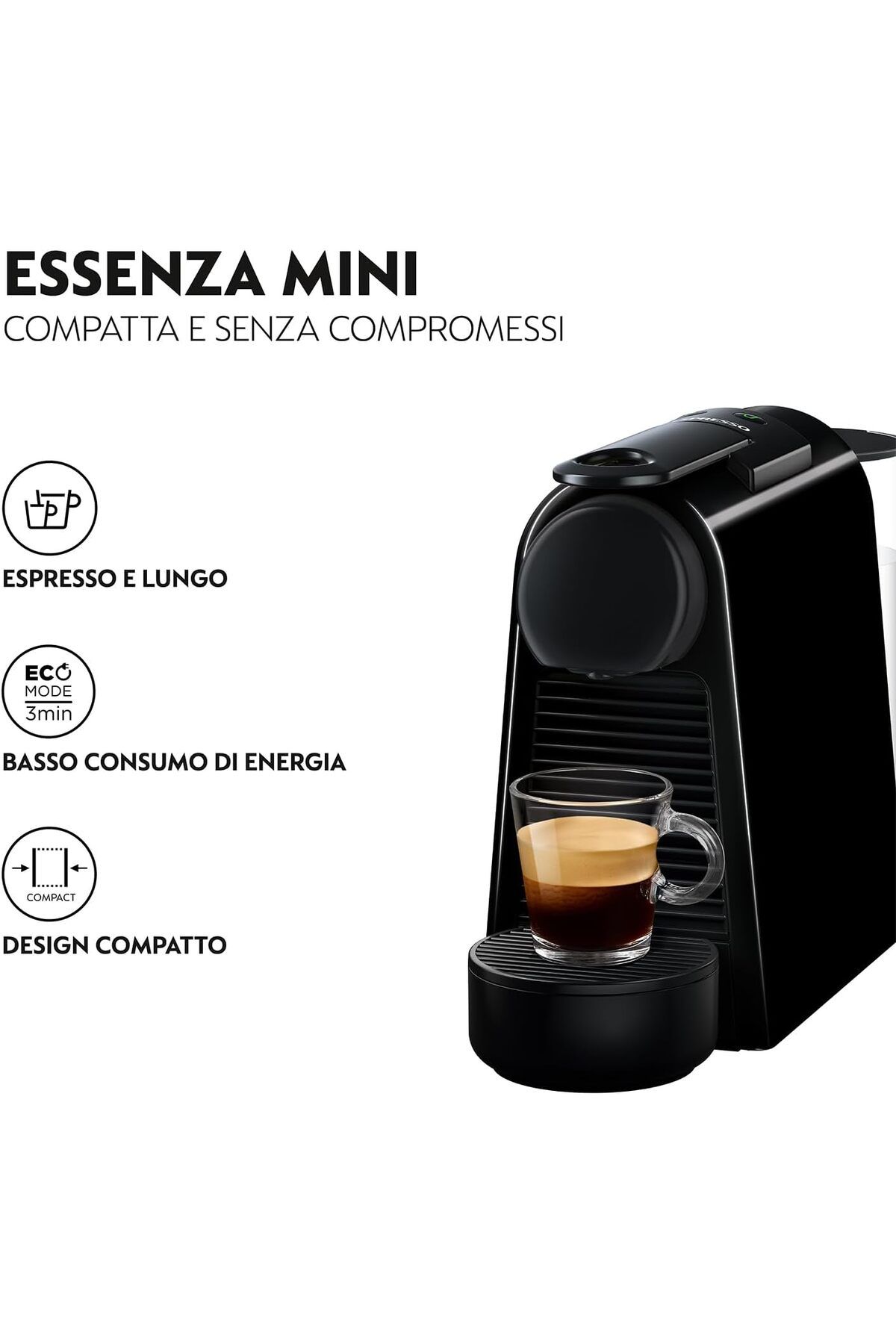 Nespresso-Delonghi Nespresso EN85.B Built-in Coffee Machine/11 cm 3