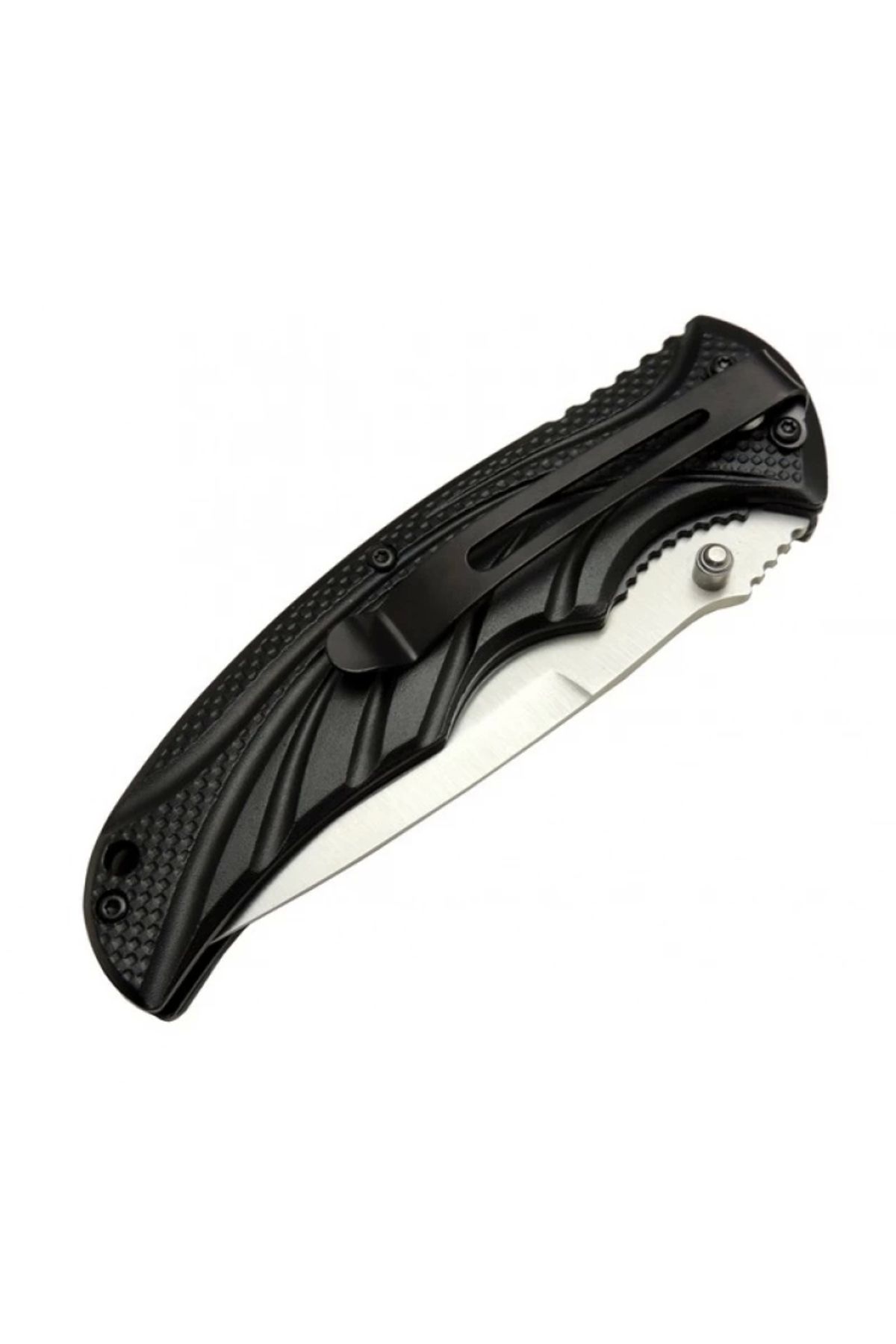 shopwave Handsome 451 Gri Kamp Çakı 21cm - Yarı Otomatik