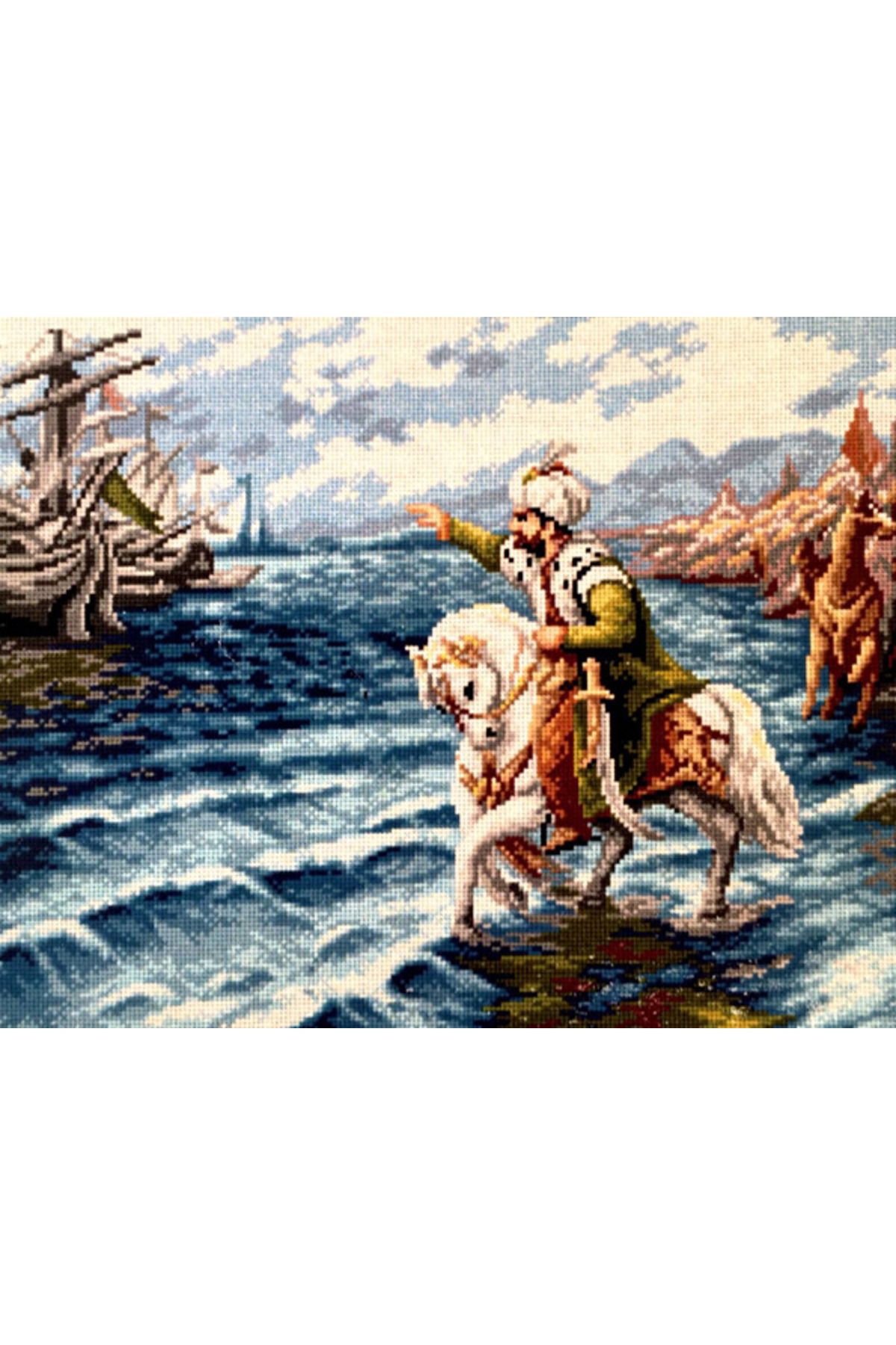 Orchidea Baskılı Goblen Fatih Sultan Mehmet 2701 40*50 cm