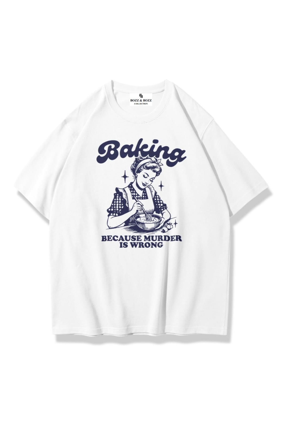 Bozz&Bozz Collection Unisex Oversize Baking T-shirt