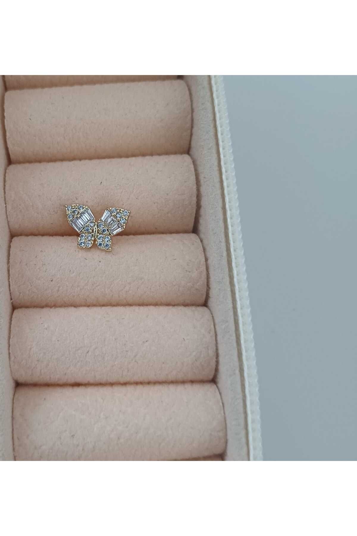 Fulyalia Aksesuar Kelebek piercing