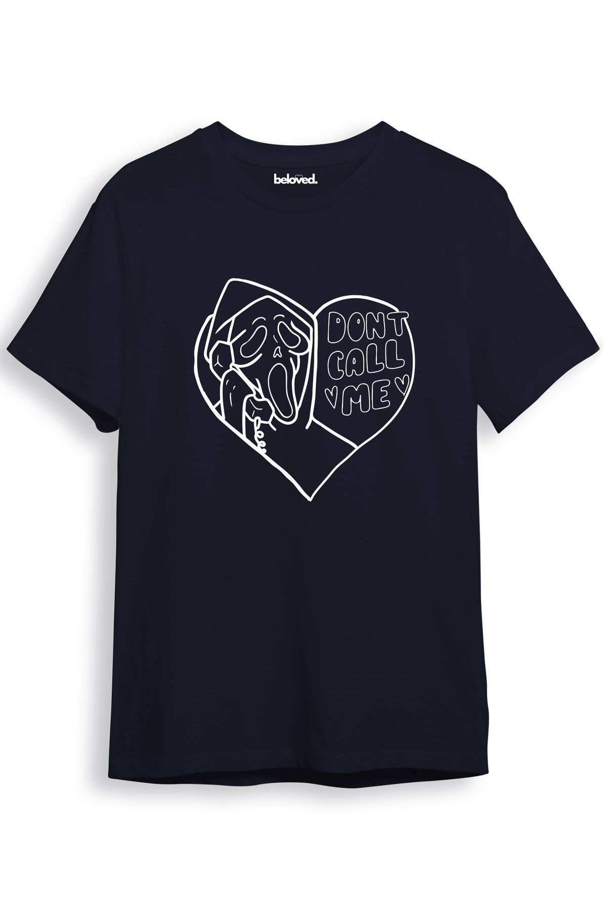 beloved.co Scream Don't Call Me Tasarımlı Dijital Baskılı %100 Pamuk Regular Fit T-Shirt