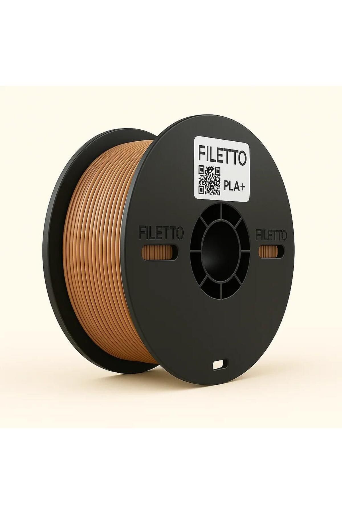FİLETTO Filetto Pla+ Filament 1.75mm 1 Kg - Sütlü Kahve