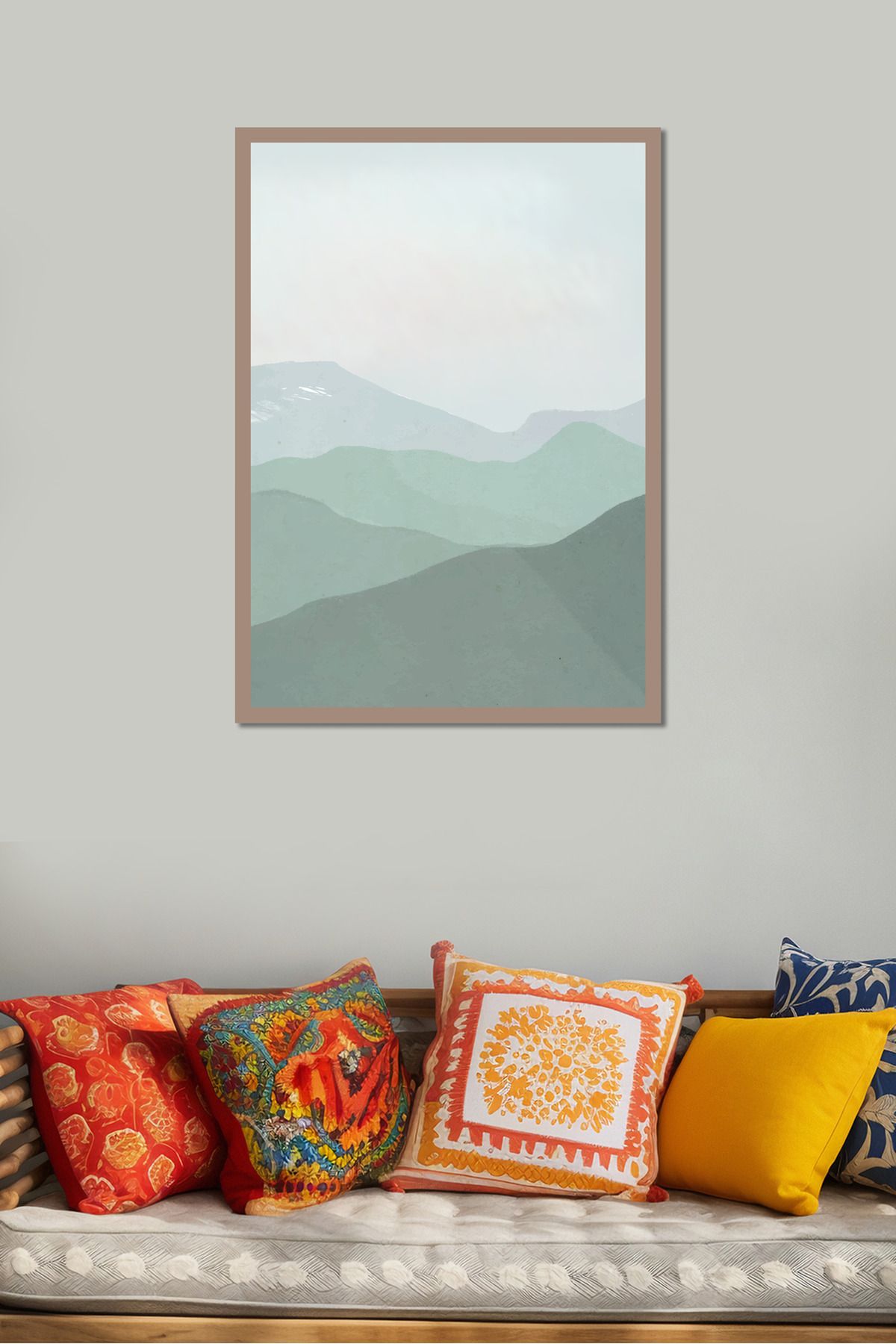BENUKO Dekorasyon Dağ Manzara Posteri 30x42 No:6