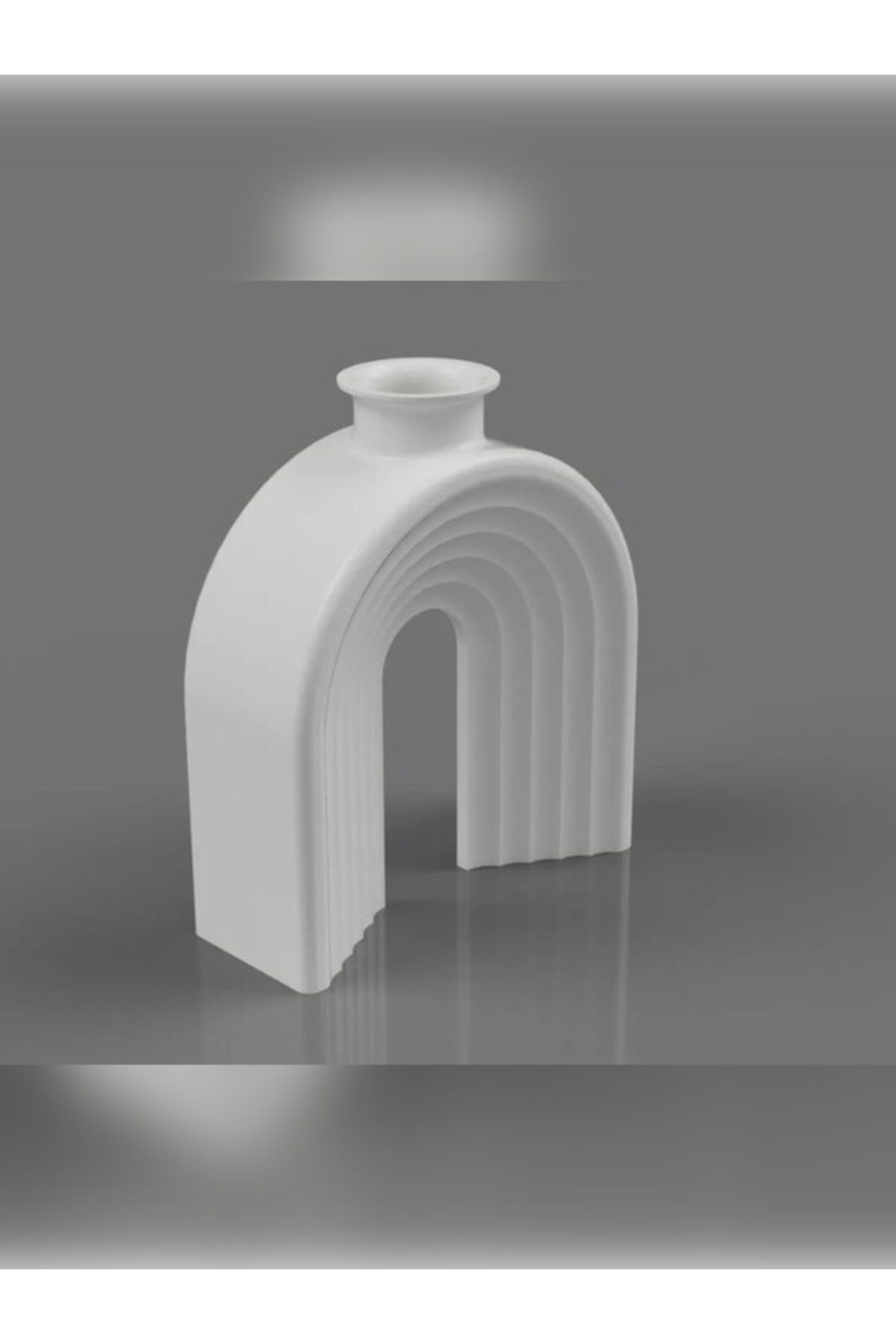 Shapely3D Kemer Formlu Modern Dekoratif Vazo