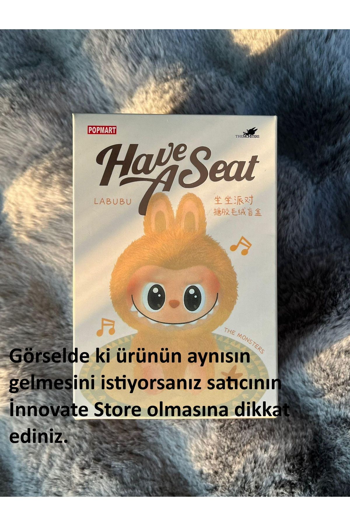 Innovate Store Labubu Süpriz Paket The Monsters Have A Seat Vinyl Plush Blind Box