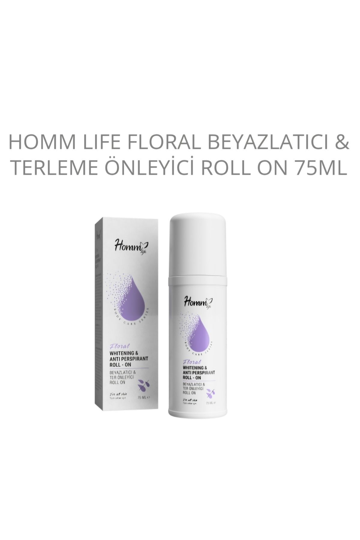 Homm Bitkisel Homm Life Floral Beyazlatıcı ve Terleme Önleyici Roll on