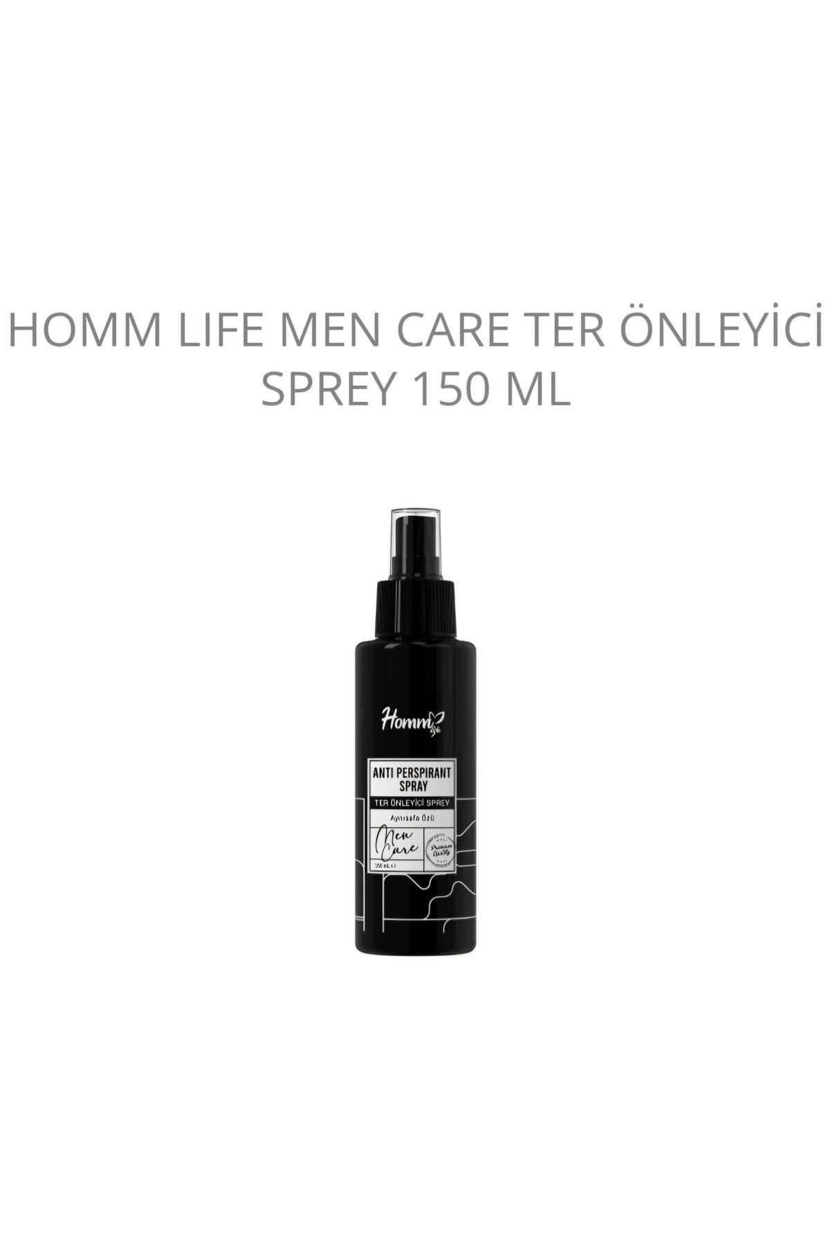 Homm Bitkisel Homm Life Man Care Ter Önleyici Sprey 150 ml