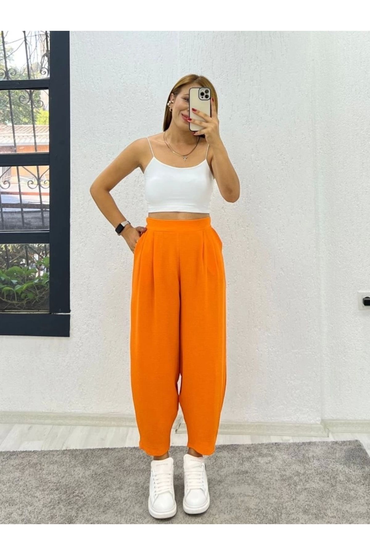Butik Kadın Yüksek Bel Hürrem Pantolon