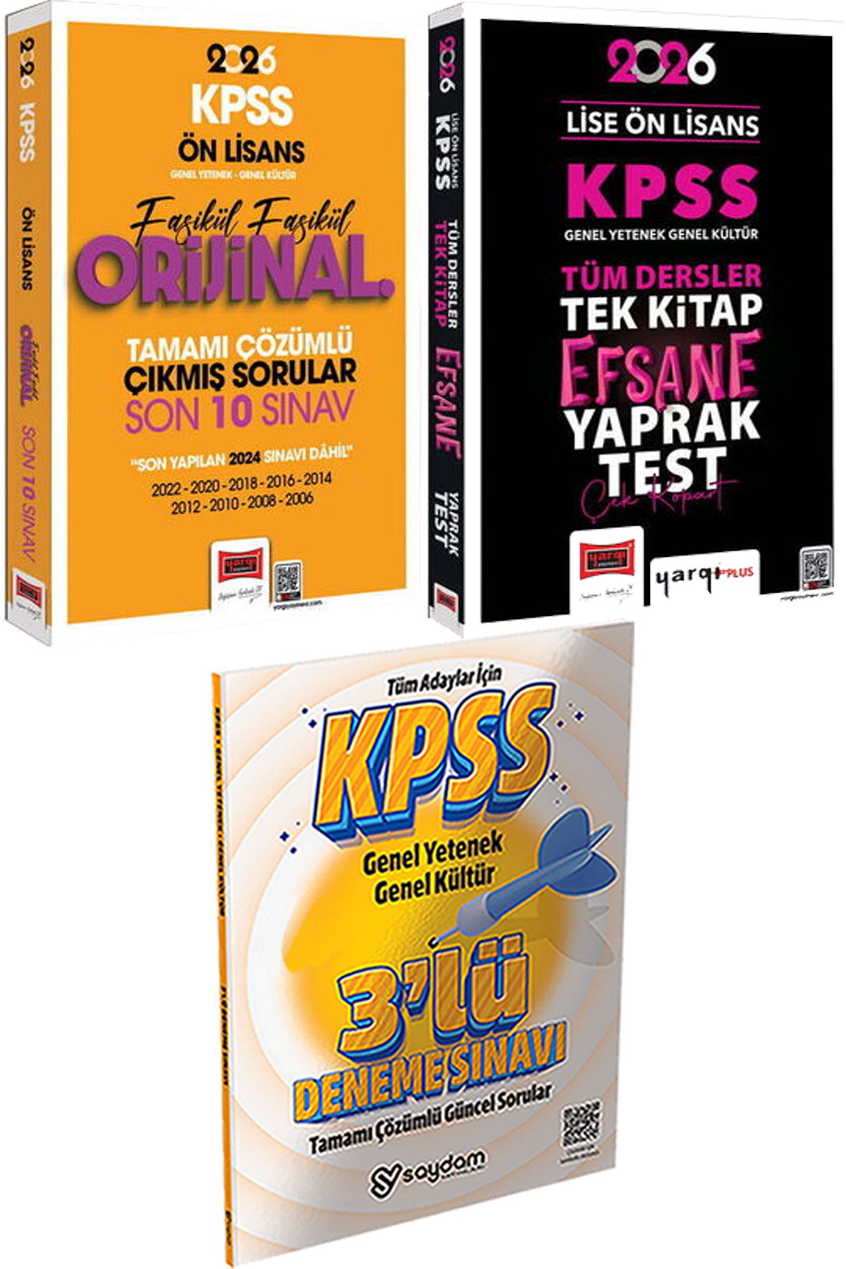 Yargı Yayınları Fasikül Fasikül Orijinal Çıkmış Son 10 Sınav - Tek Kitap Efsane Çek Kopart Yaprak Test + 3lü Deneme