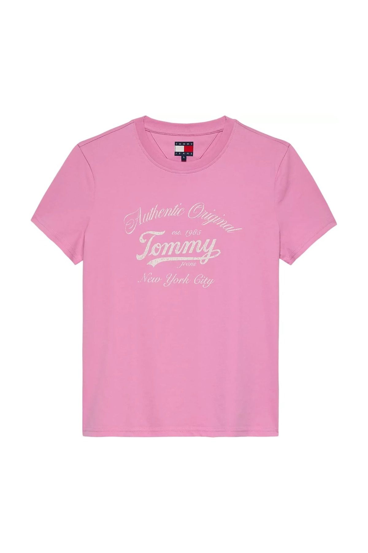 Tommy Hilfiger Kadın TJW REG ESSENTIAL LOGO 1 TEE EXT T-Shirts