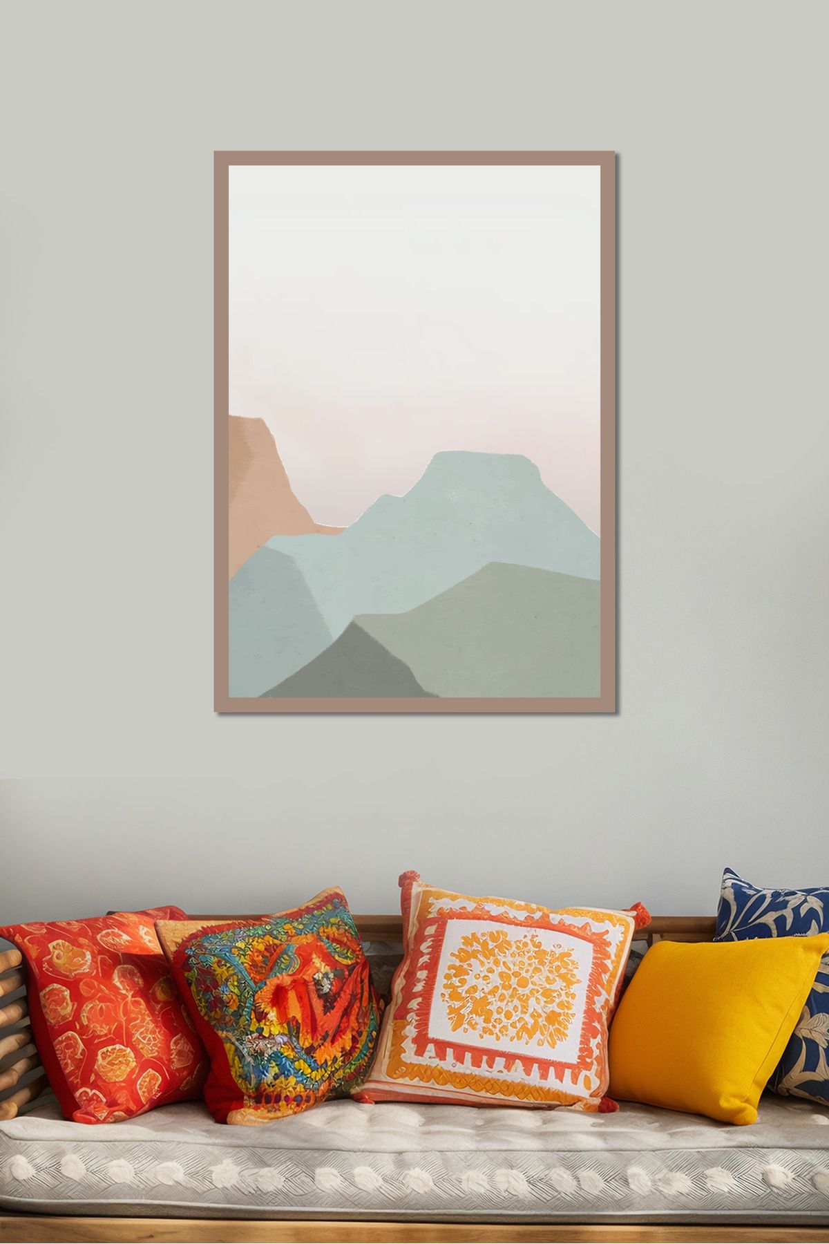 BENUKO Dekorasyon Dağ Manzara Posteri 30x42cm No:4