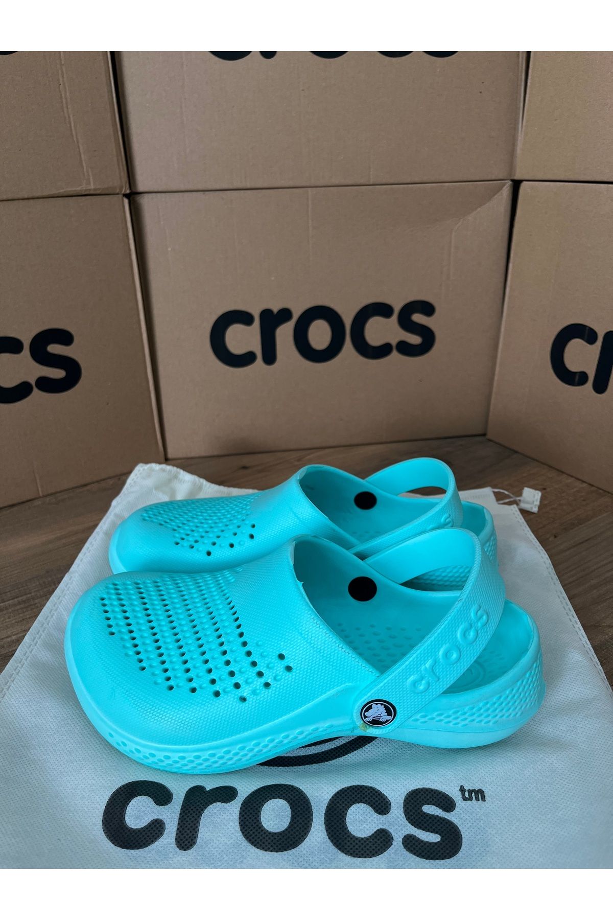 Crocs Literide Siyah Terlik,Sandalet