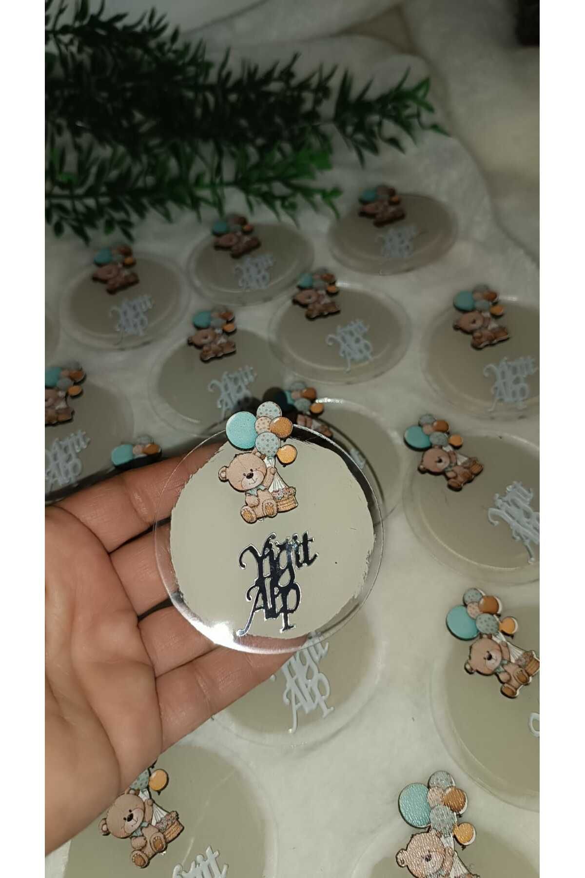 rüyaevitasarım BEBEK HEDİYELİK DOĞUM DOĞUM GÜNÜ SÜNNET NİŞAN SÖZ BABY SLOWER KINA DÜĞÜN MAGNET 20 ADET