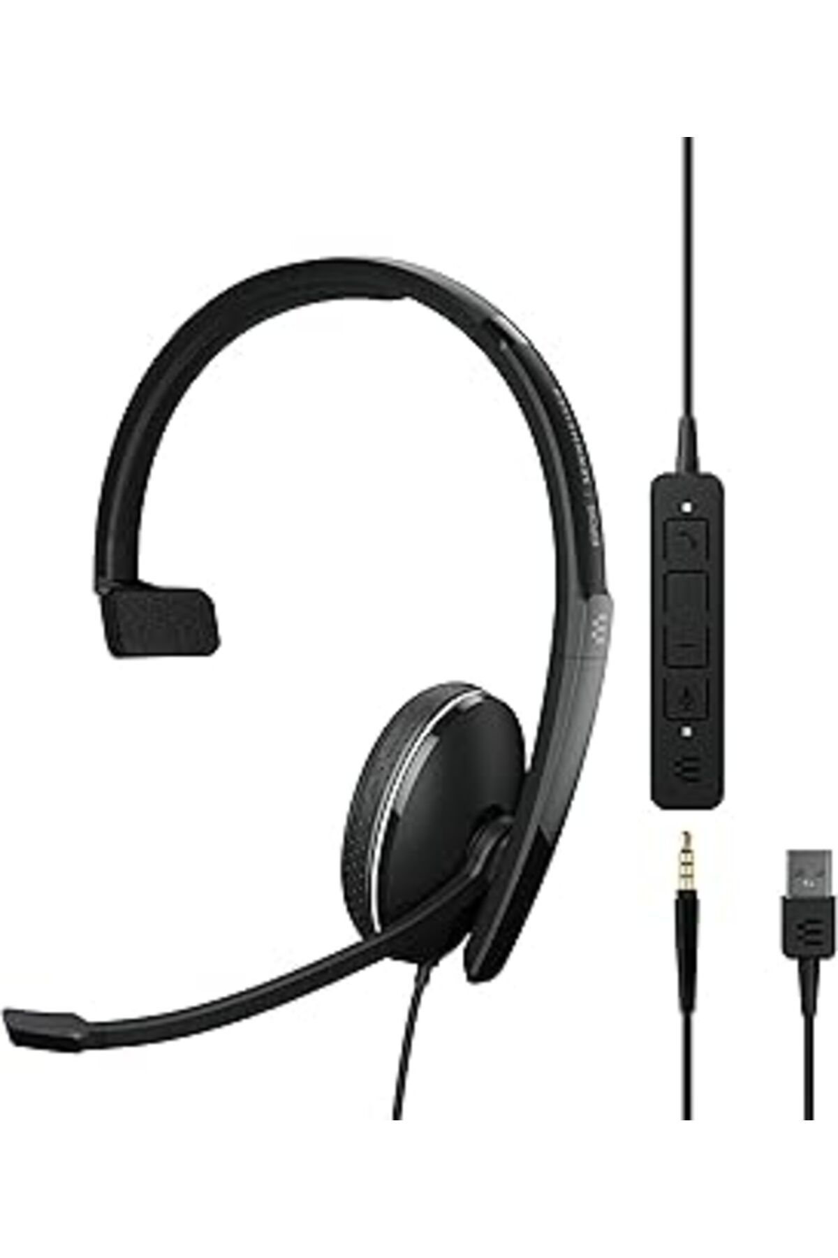 Karachil Epos | Sennheiser Adapt 135 Usb Ii (1000914) - Kablolu, Tek Taraflı Kulaklık - 3,5 Mm Jak Ve Usb Ba