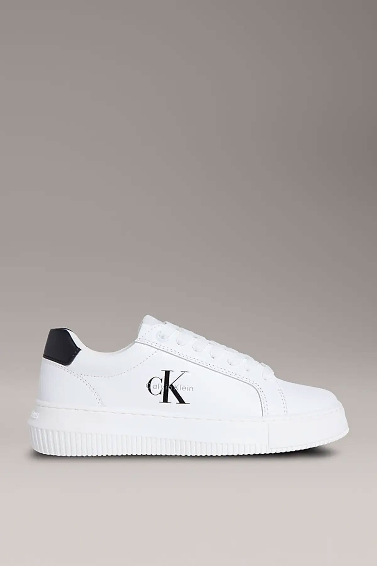 Calvin Klein Kadın Chunky Cupsole Sneaker Spor Ayakkabı - Beyaz
