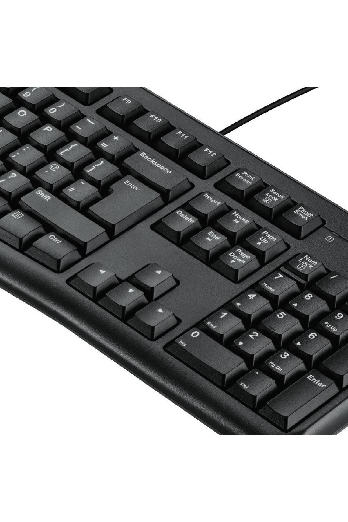logitech-K120 Keyboard Wired for Laptop/Desktop Computer/Gaming Desktop Computer/CPU Windows OS Black 3