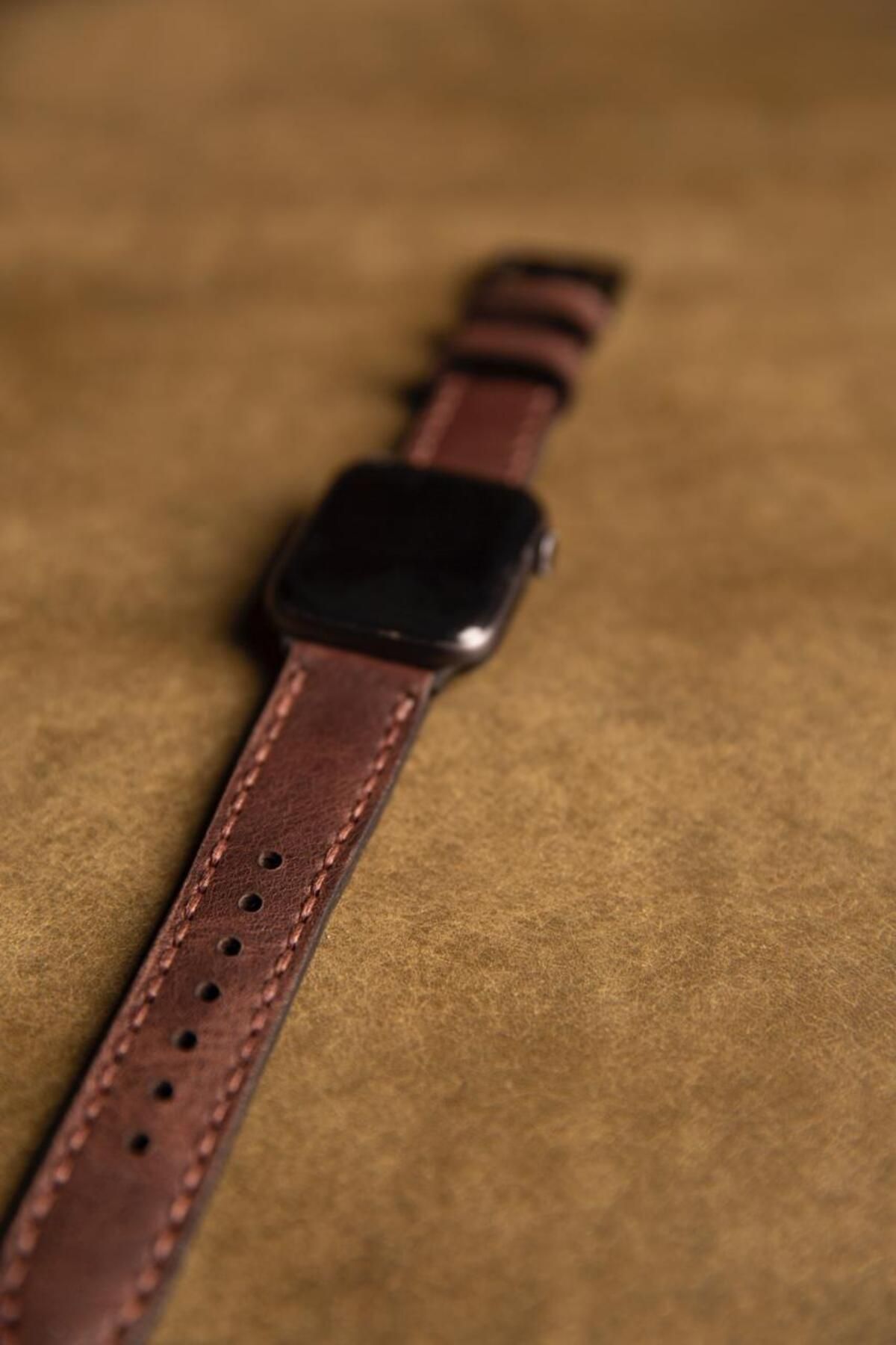 Derycraft Apple Watch Deri Kordon 42/44/45/46/49 Ultra & Ultra 2 Uyumlu 3 4 5 6 7 Se 8 9 10