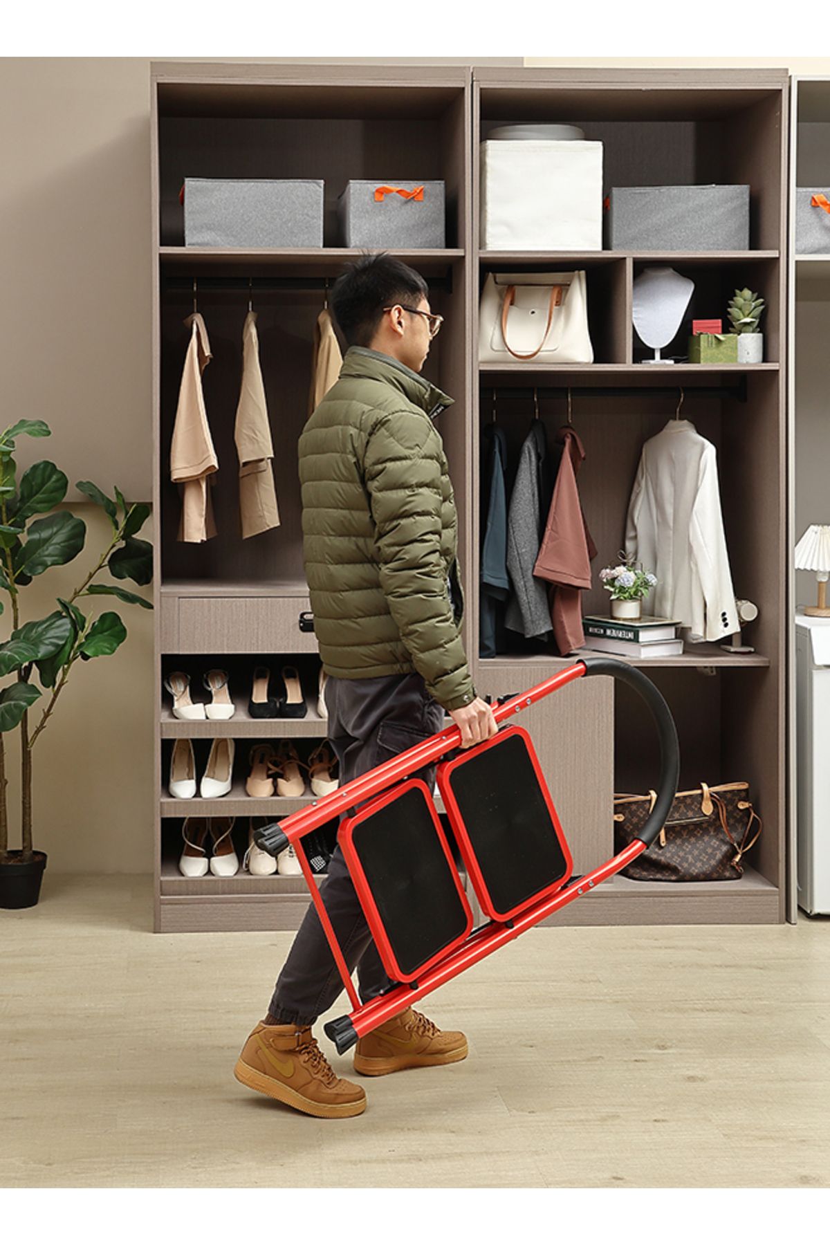 Lawazim-Folding Ladder – Compact, Safe, and Versatile Step Stool for Everyday Use 8