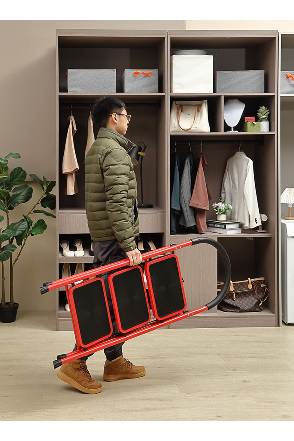 Lawazim-Folding Ladder – Compact, Safe, and Versatile Step Stool for Everyday Use 8