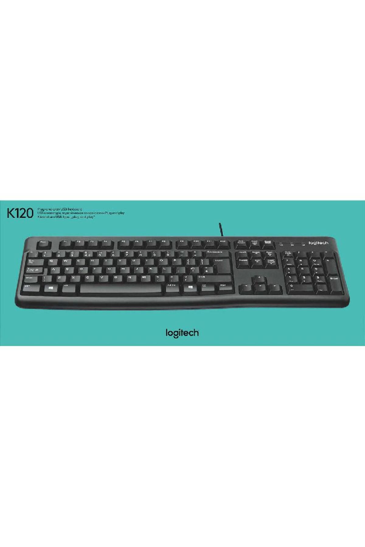 logitech-K120 Keyboard Wired for Laptop/Desktop Computer/Gaming Desktop Computer/CPU Windows OS Black 2