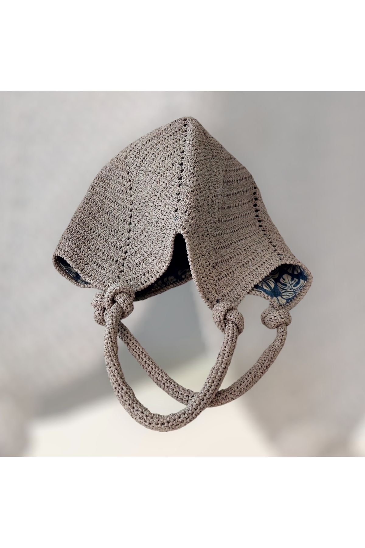 GUENBAG Lale model Hasır XL Çanta
