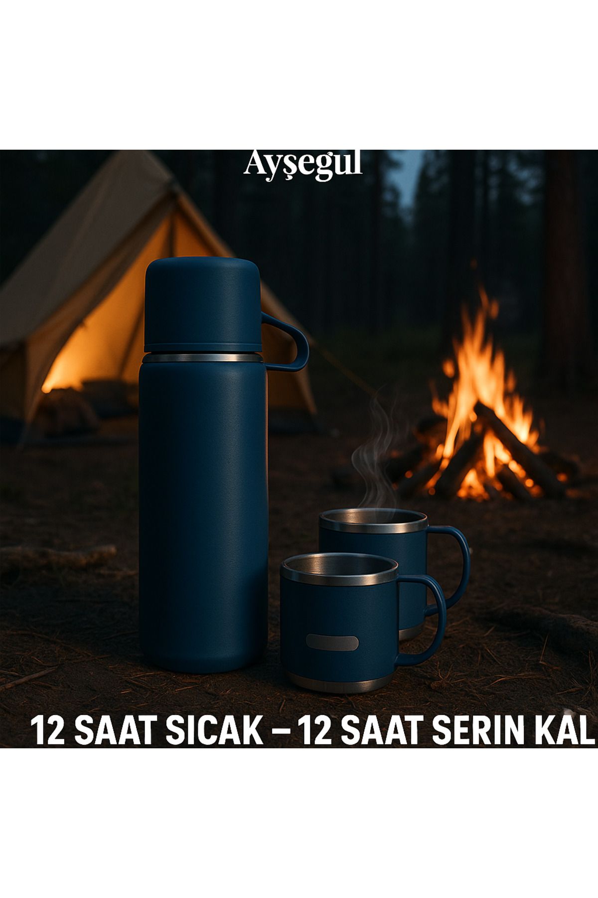 MODA Aysence.Ayşegül 3'lü Termos Bardak Seti