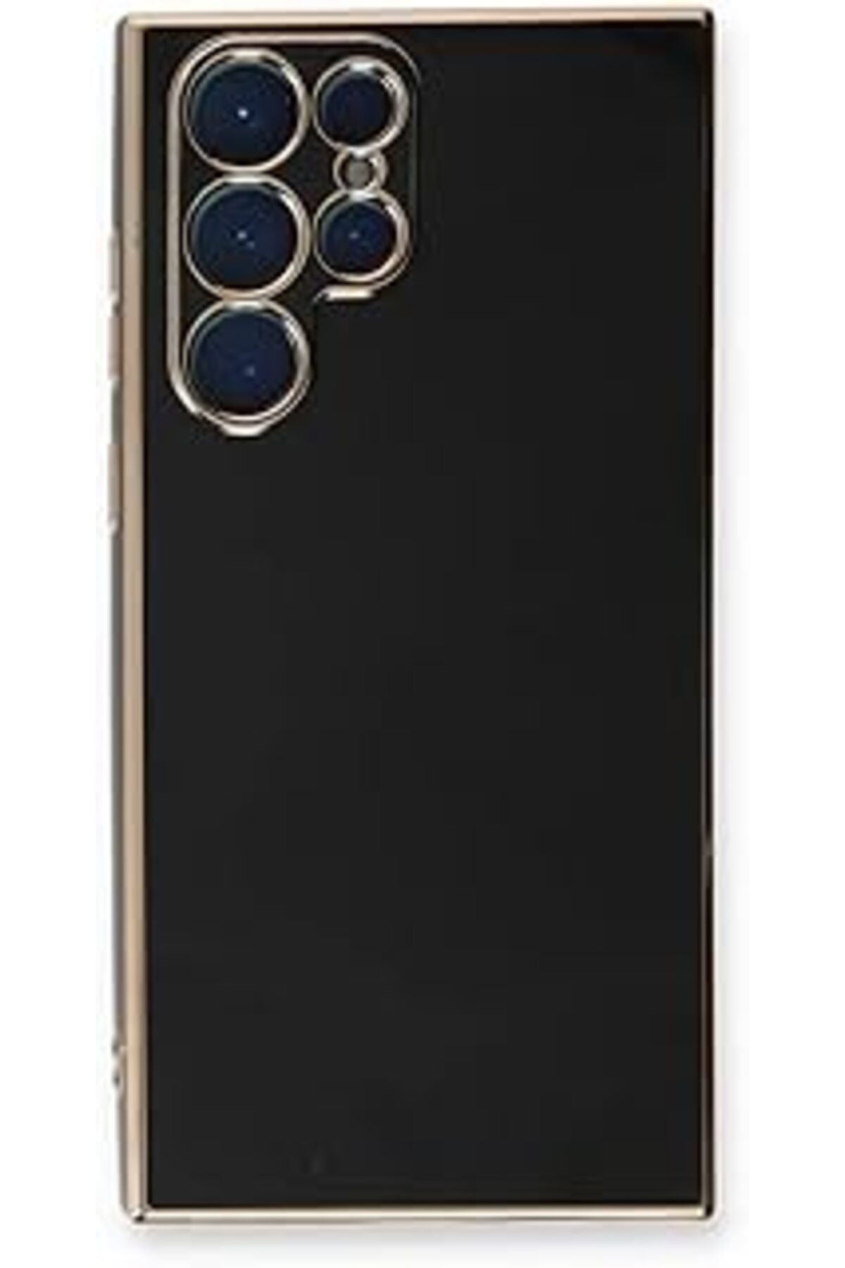 Karachil Microsonic Samsung Galaxy S23 Ultra Için Kılıf Olive Plated Siyah [Galaxy S23 Ultra Ile Uyumlu Kılı