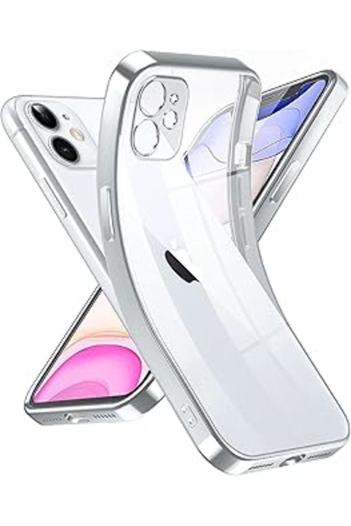Karachil Babilden Apple İphone 12 Mini Şeffaf Silikon Kılıf